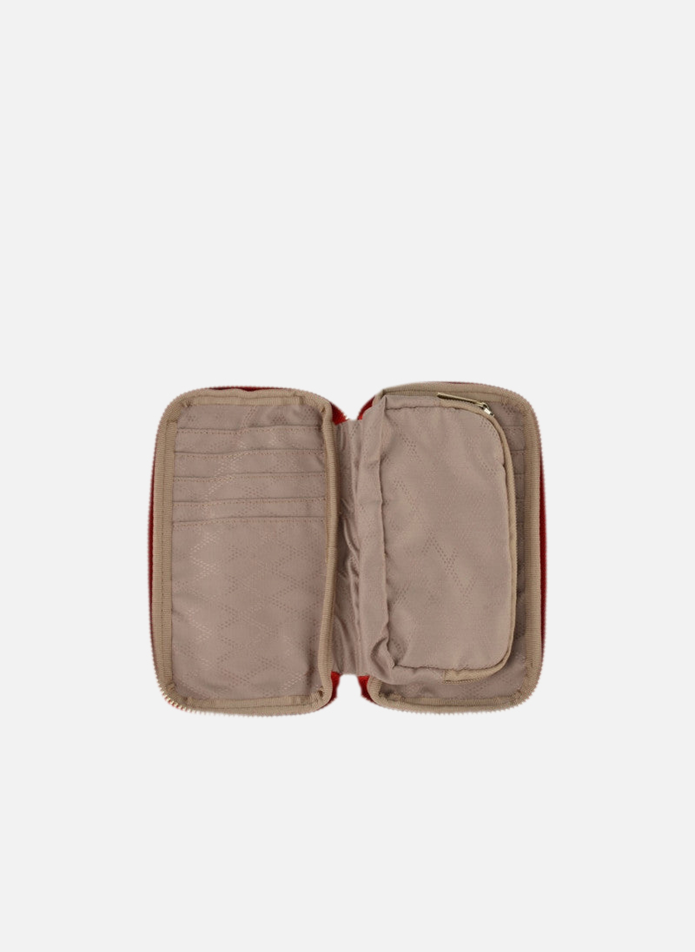 Club | etui téléphone portable en cuir de veau grainé | Rouge POURCHET Femme