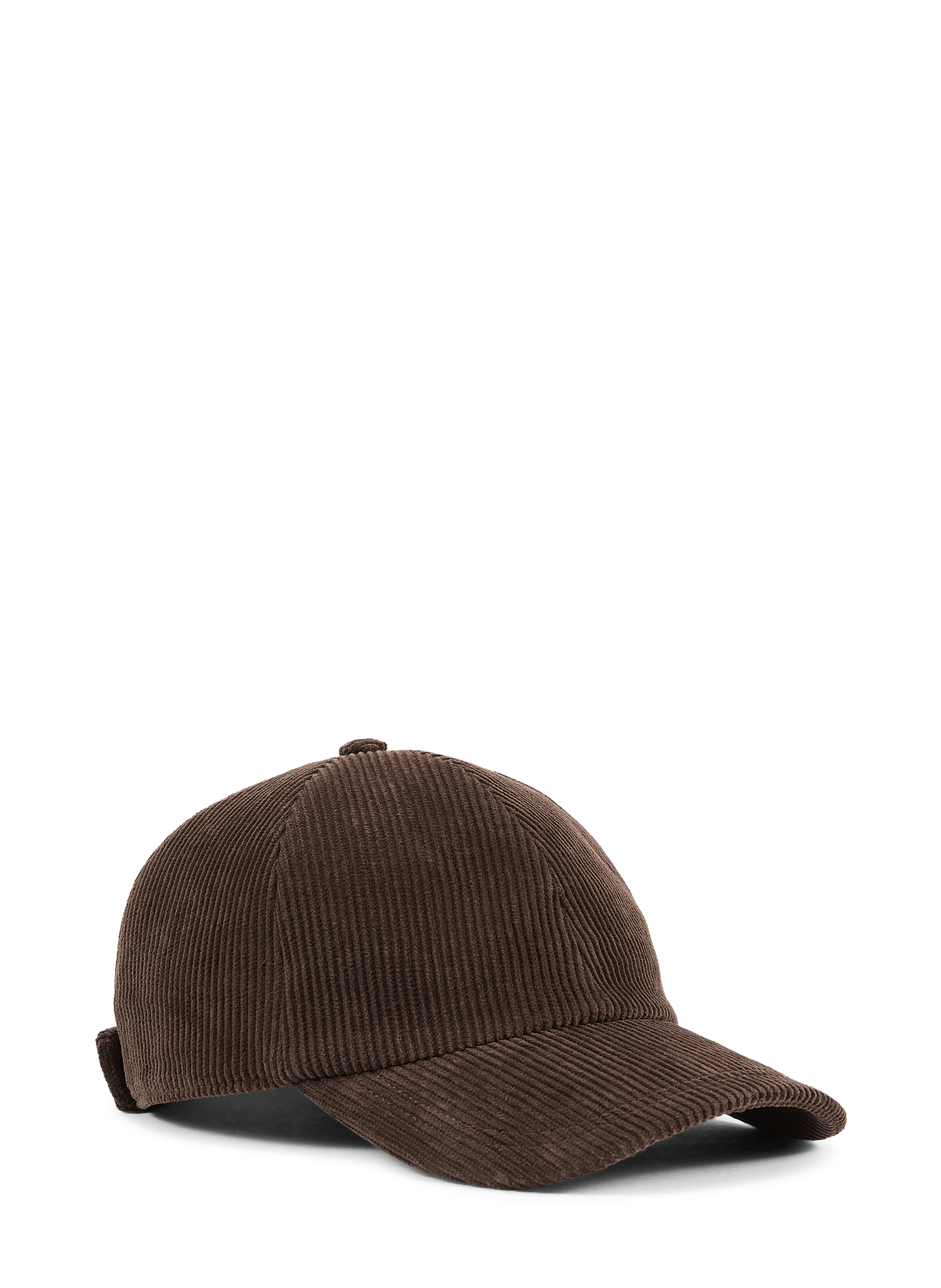 Logo corduroy baseball cap SAISON 1865 Brown