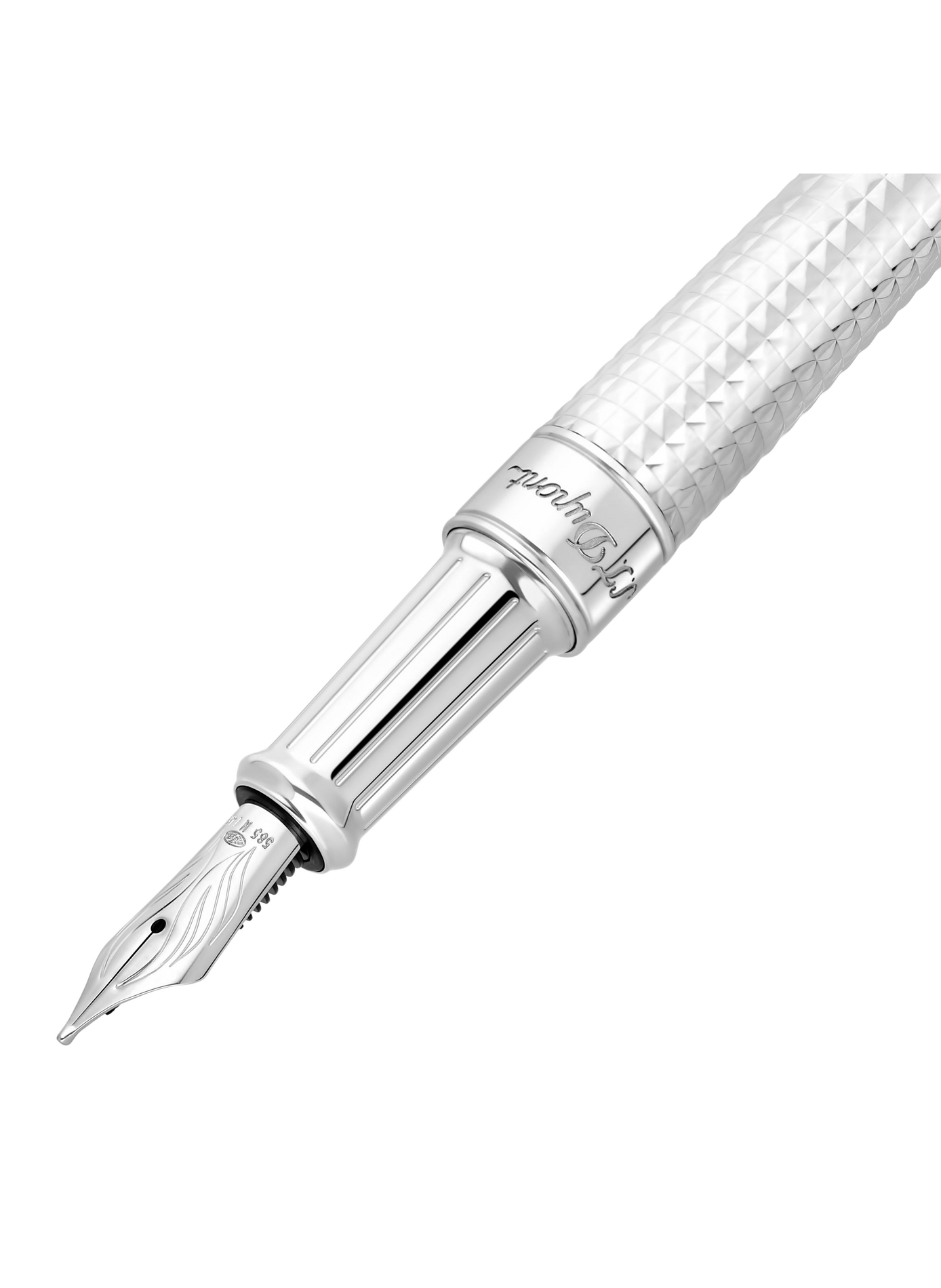 Line D Eternity medium fountain pen S.T. DUPONT Silver