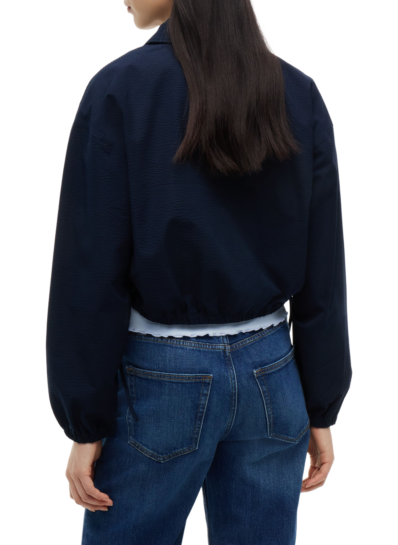 Jacket with classic collar TOMMY HILFIGER Blue