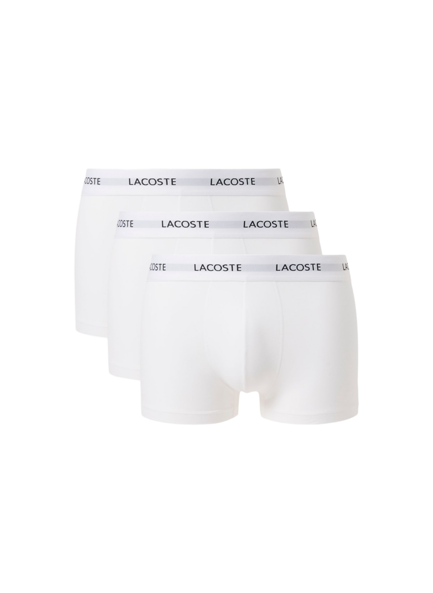 Set aus drei Boxershorts aus Baumwollmischung. LACOSTE Weiss