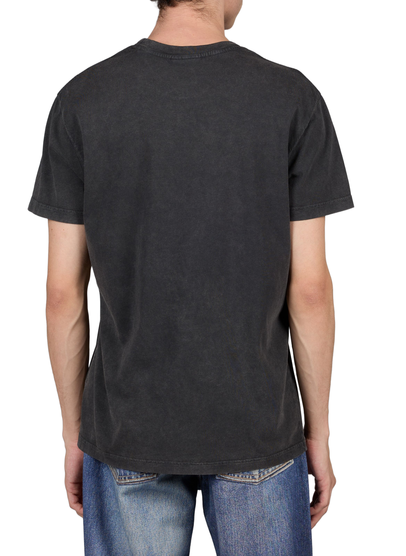 Tee-shirt uni à broderies MAISON LABICHE Noir