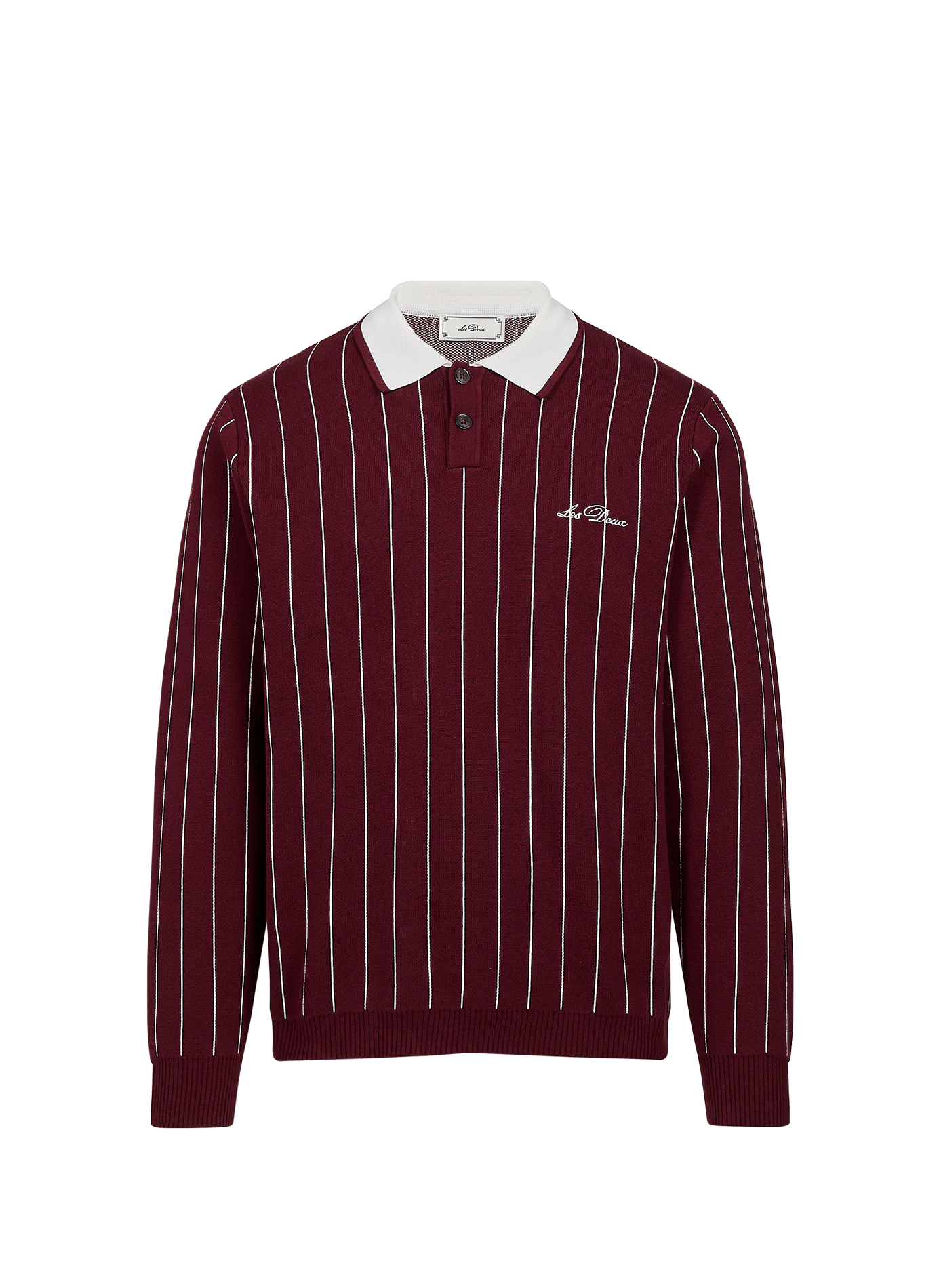 Pull droit en coton LES DEUX Rouge