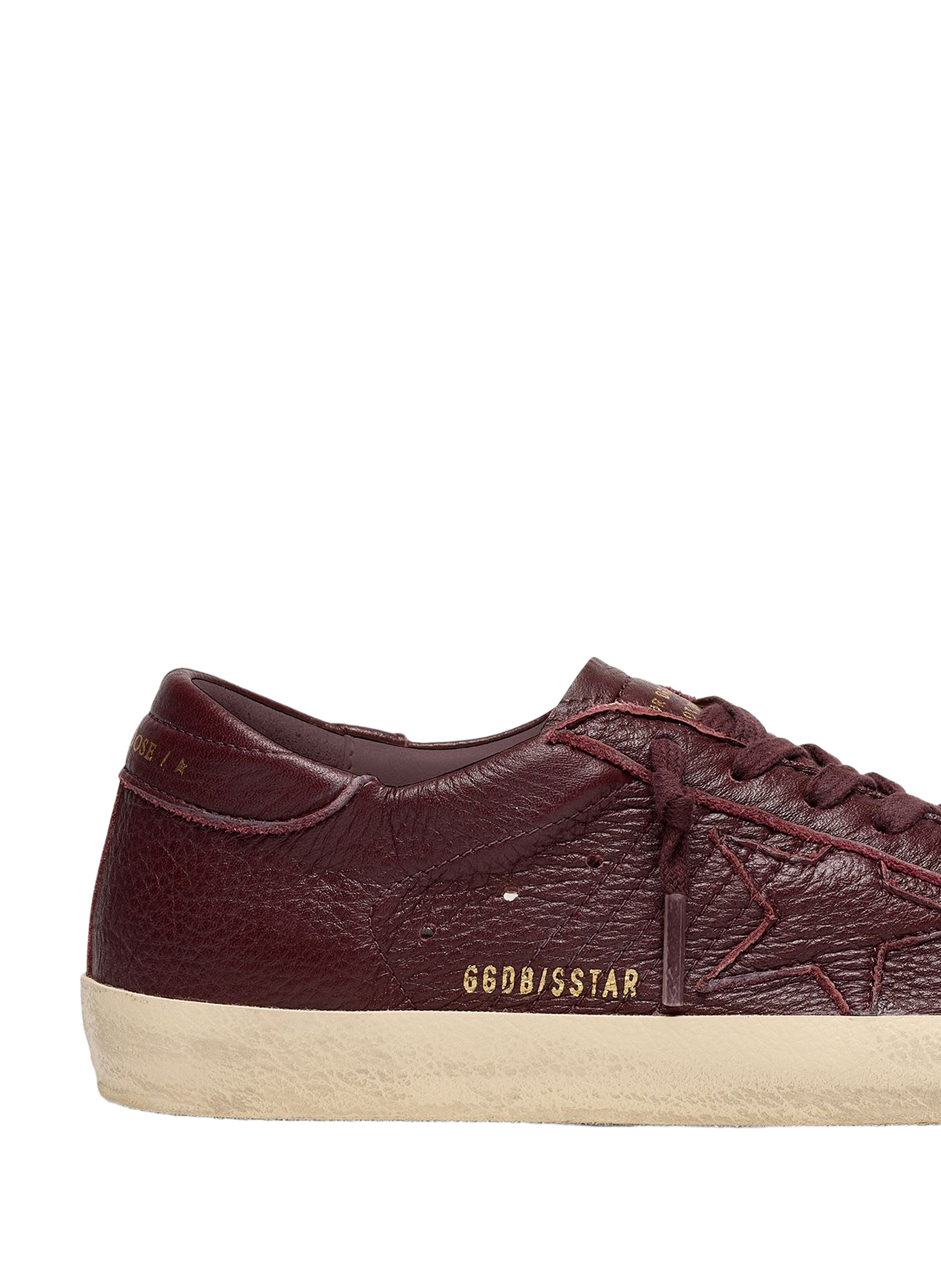Sneakers Superstar met verweerd effect in leer GOLDEN GOOSE Veelkleurig