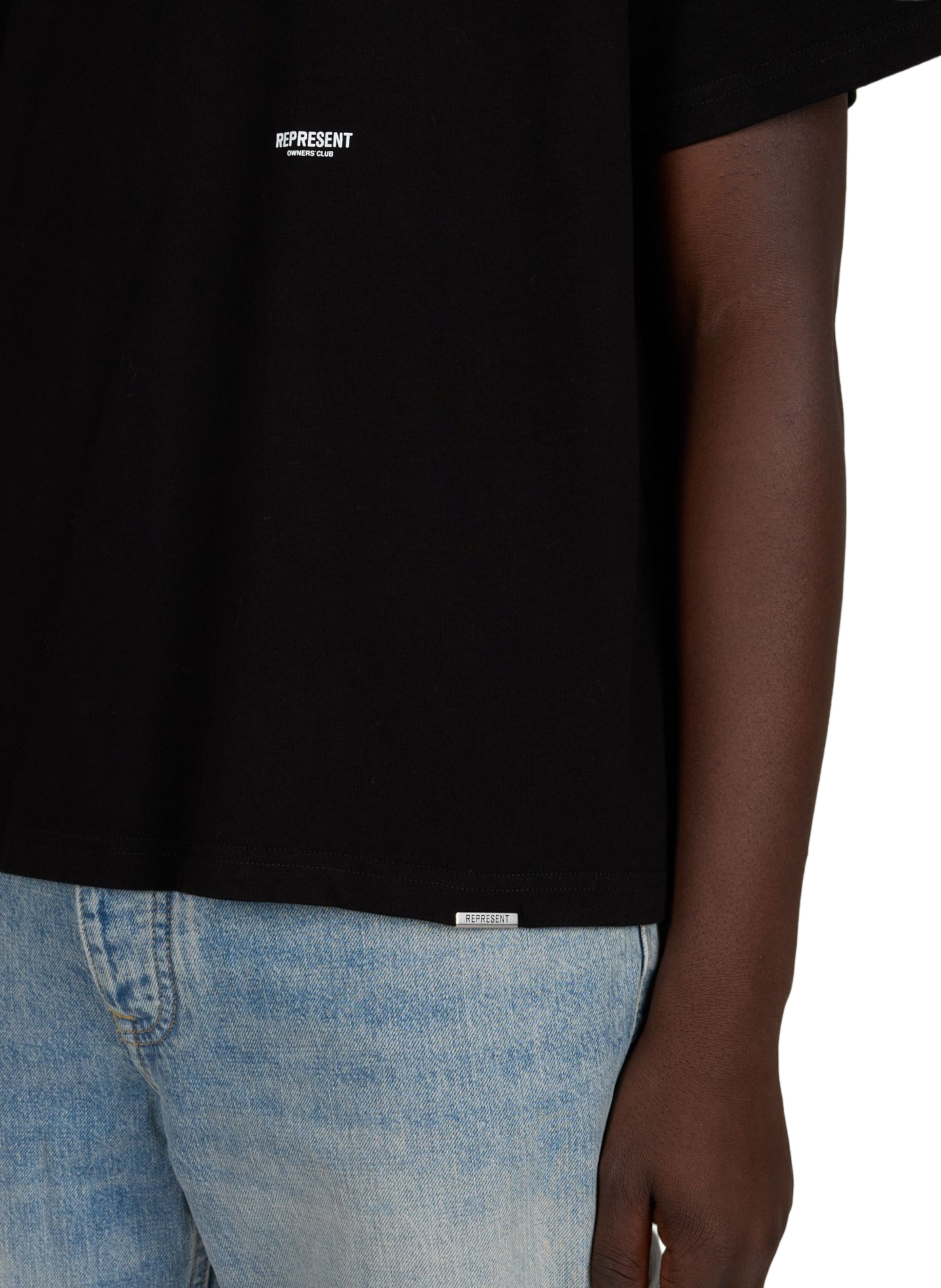 Loose cotton T-shirt REPRESENT Black