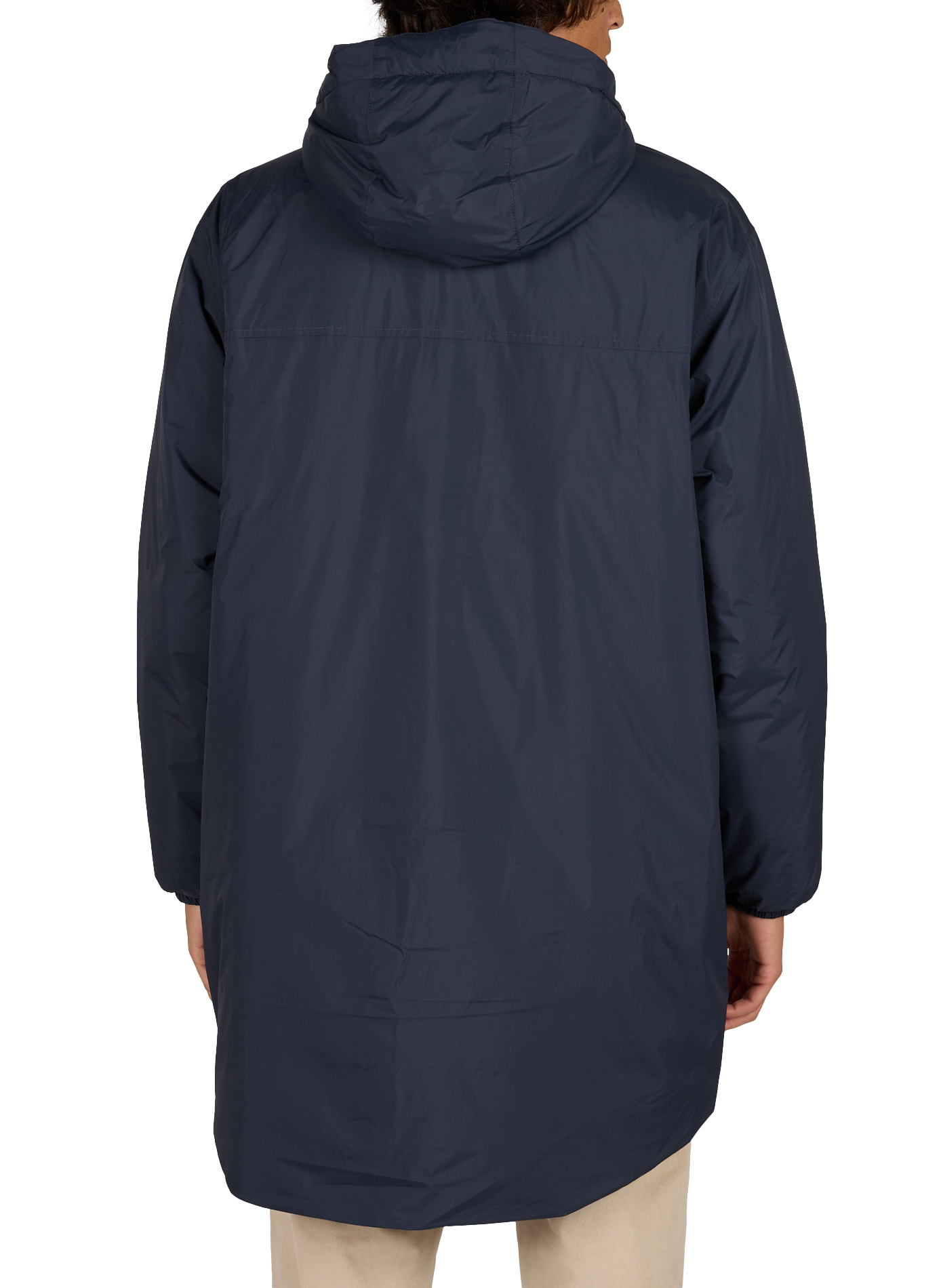 Mid-length hooded jacket K-WAY Blue