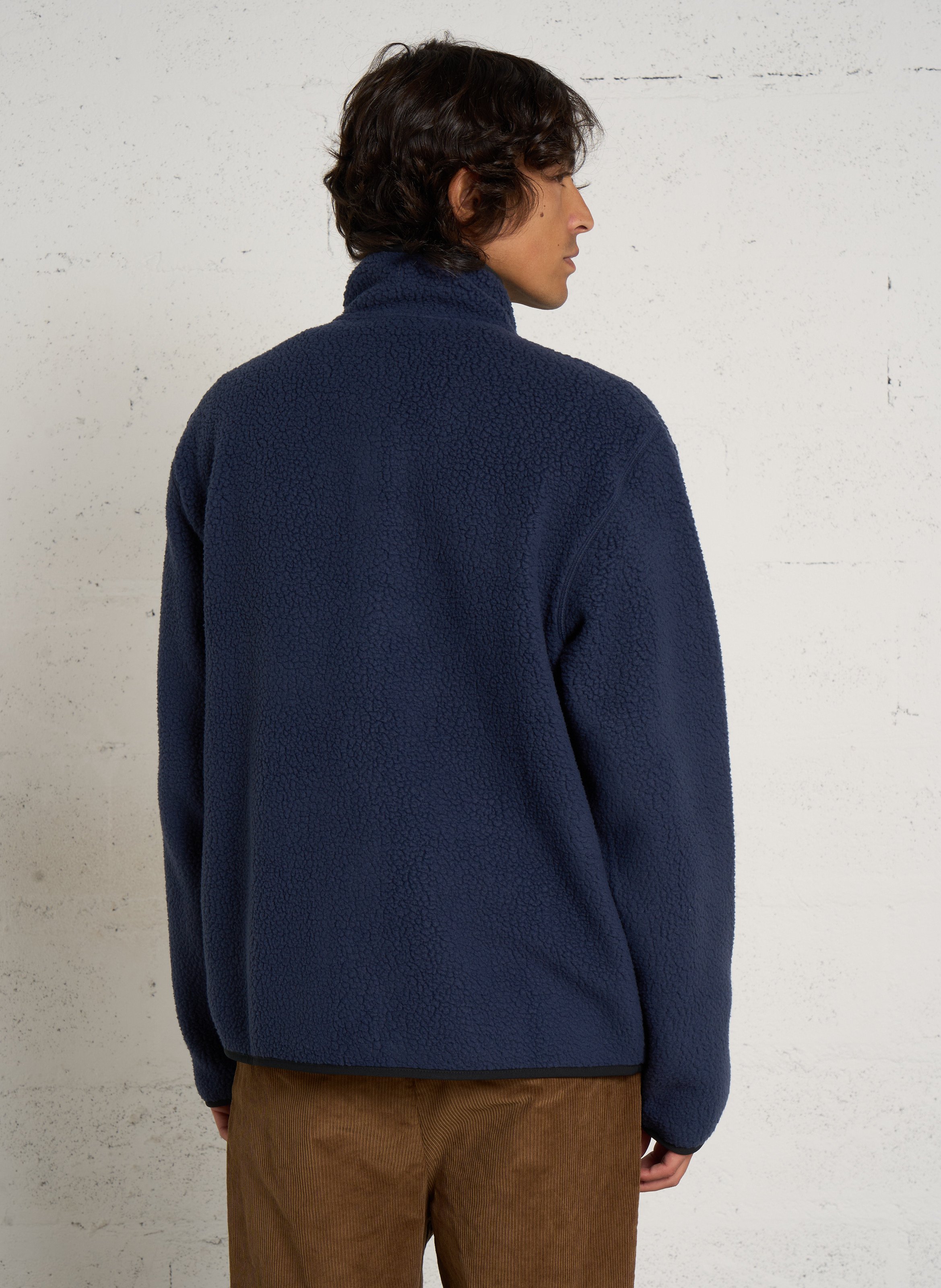 Oversized polar fleece met opstaande kraag PATAGONIA Blauw