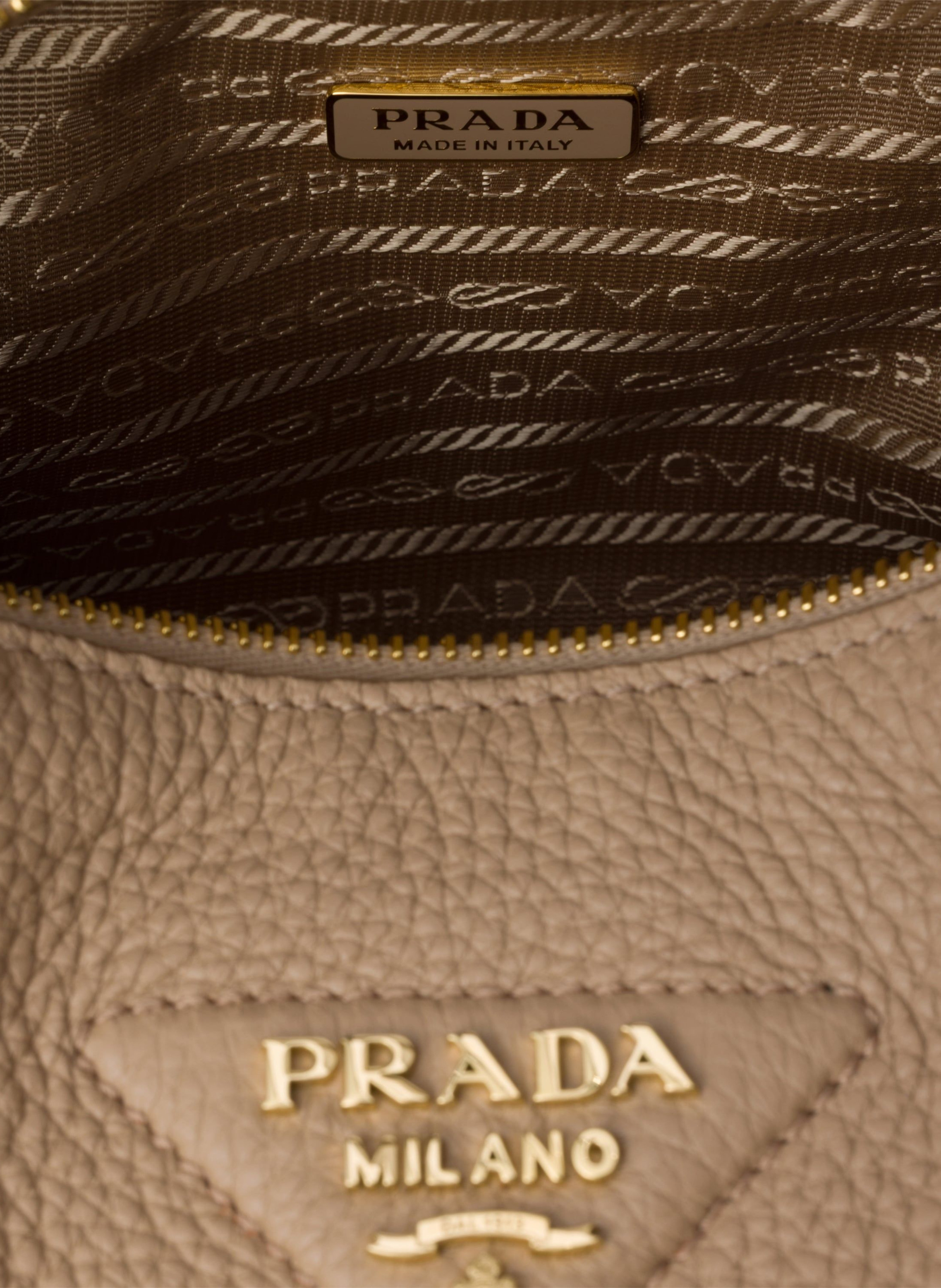 Petit sac en cuir PRADA Rose