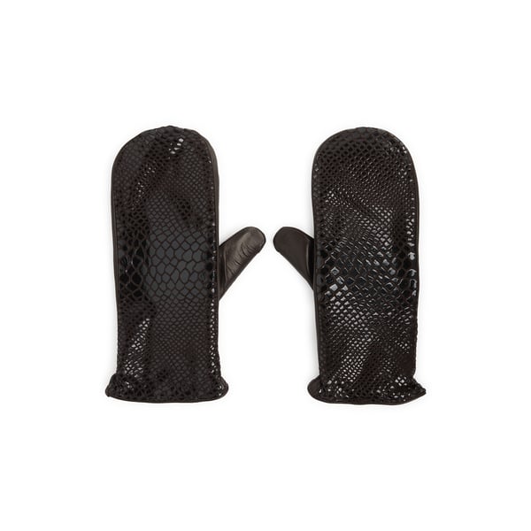 Moufles en cuir