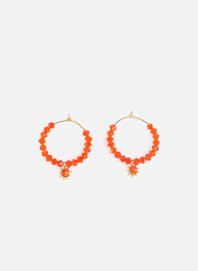 Tangerine dream hoops earrings ANNI LU