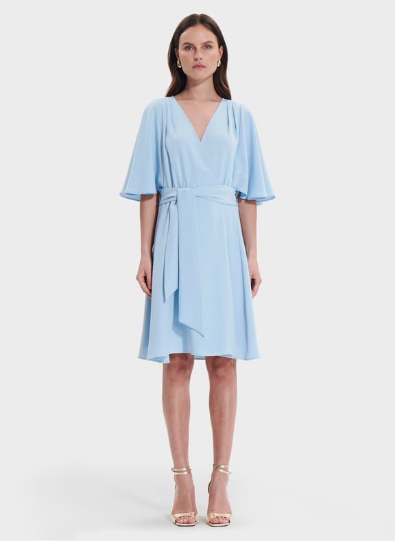 Robe emeraude portefeuille - russel Bleu by ZAPA ZAPA Robe emeraude portefeuille - russel Bleu