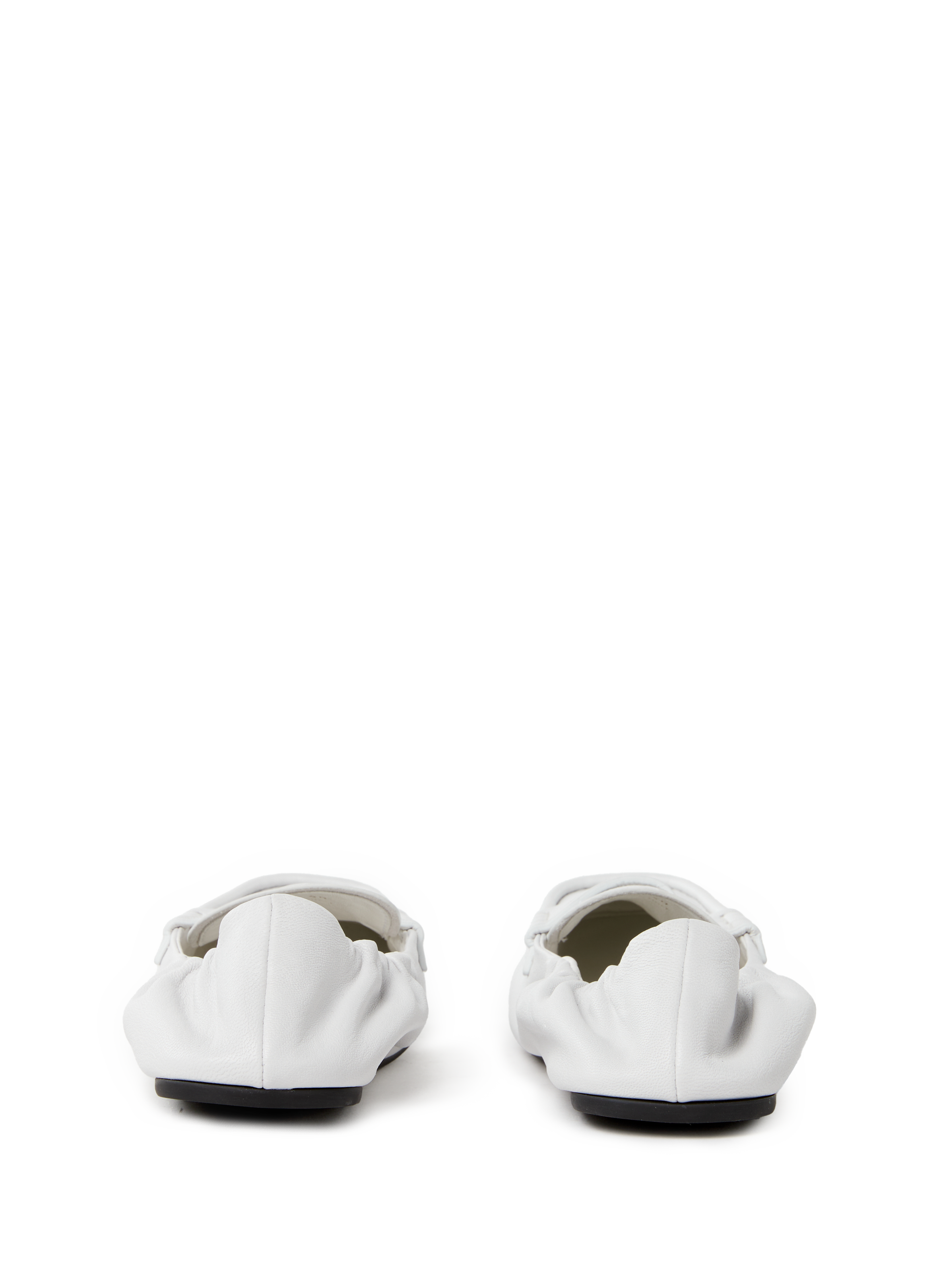 Mocassins en cuir suédé MIU MIU Blanc