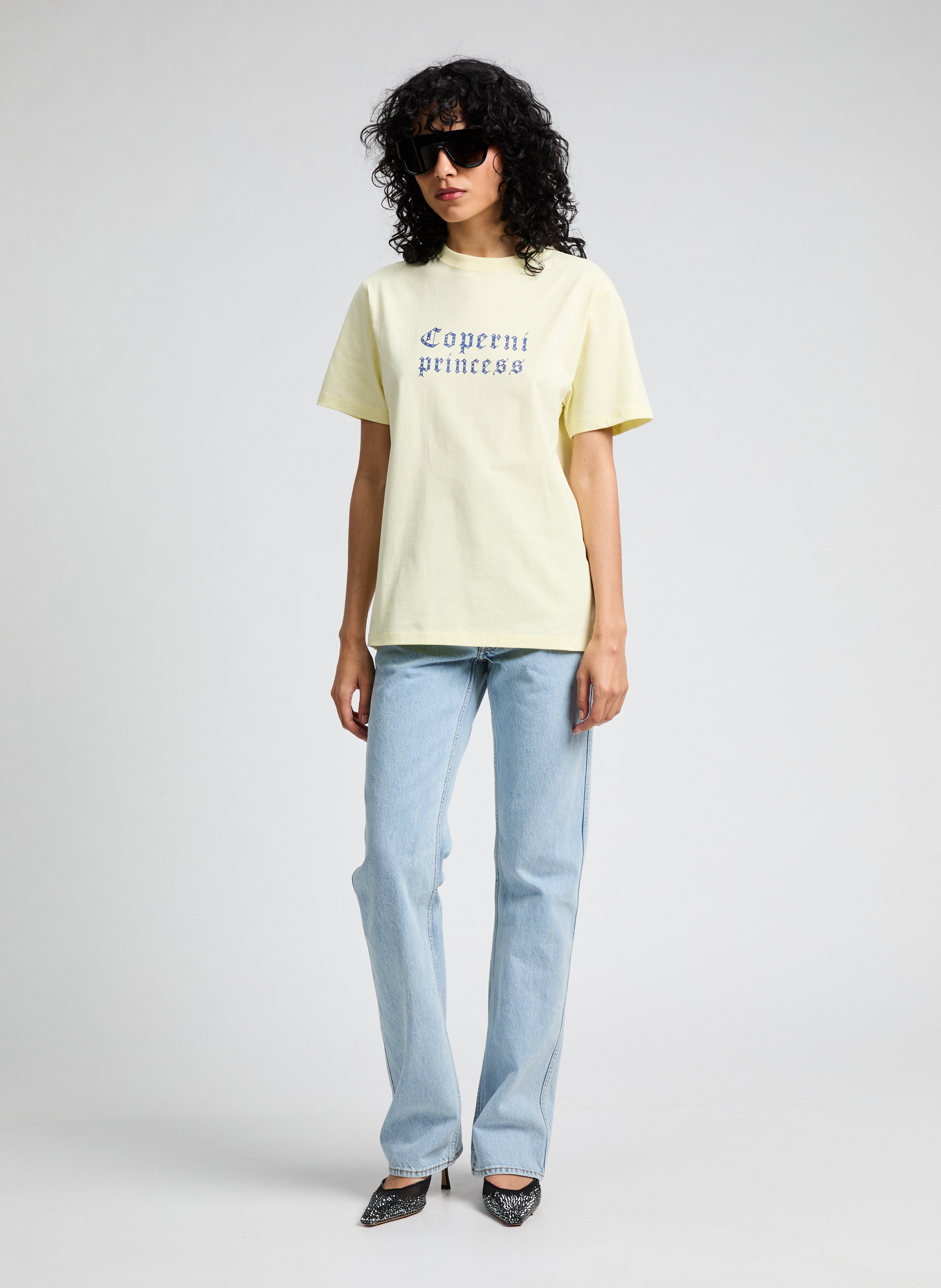 Classic Cotton T-Shirt COPERNI Yellow