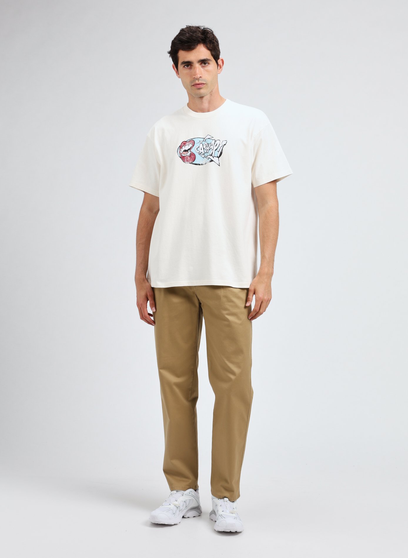 Classic Cotton T-Shirt CARHARTT WIP Beige