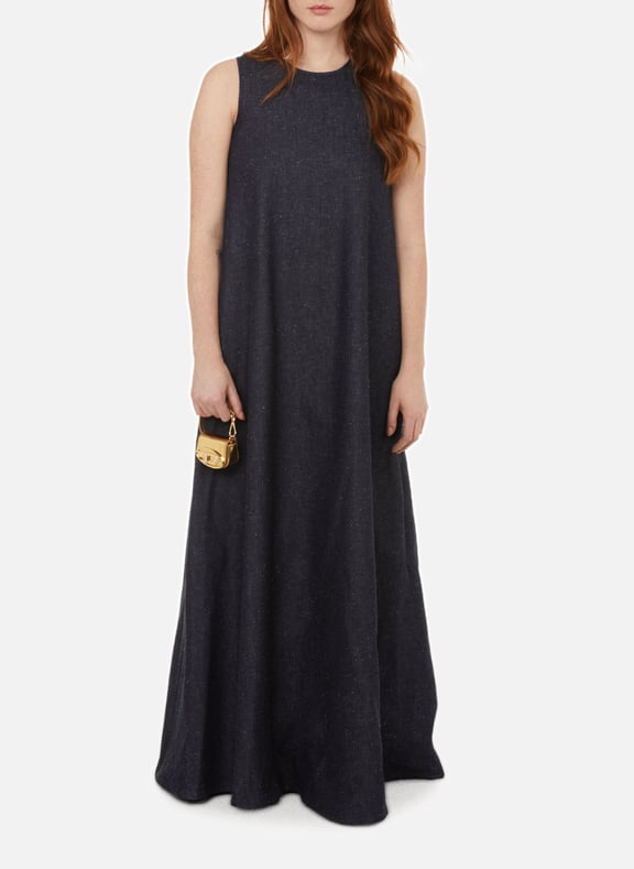 Robe longue en jean Bleu by MOSSI MOSSI Robe longue en jean Bleu