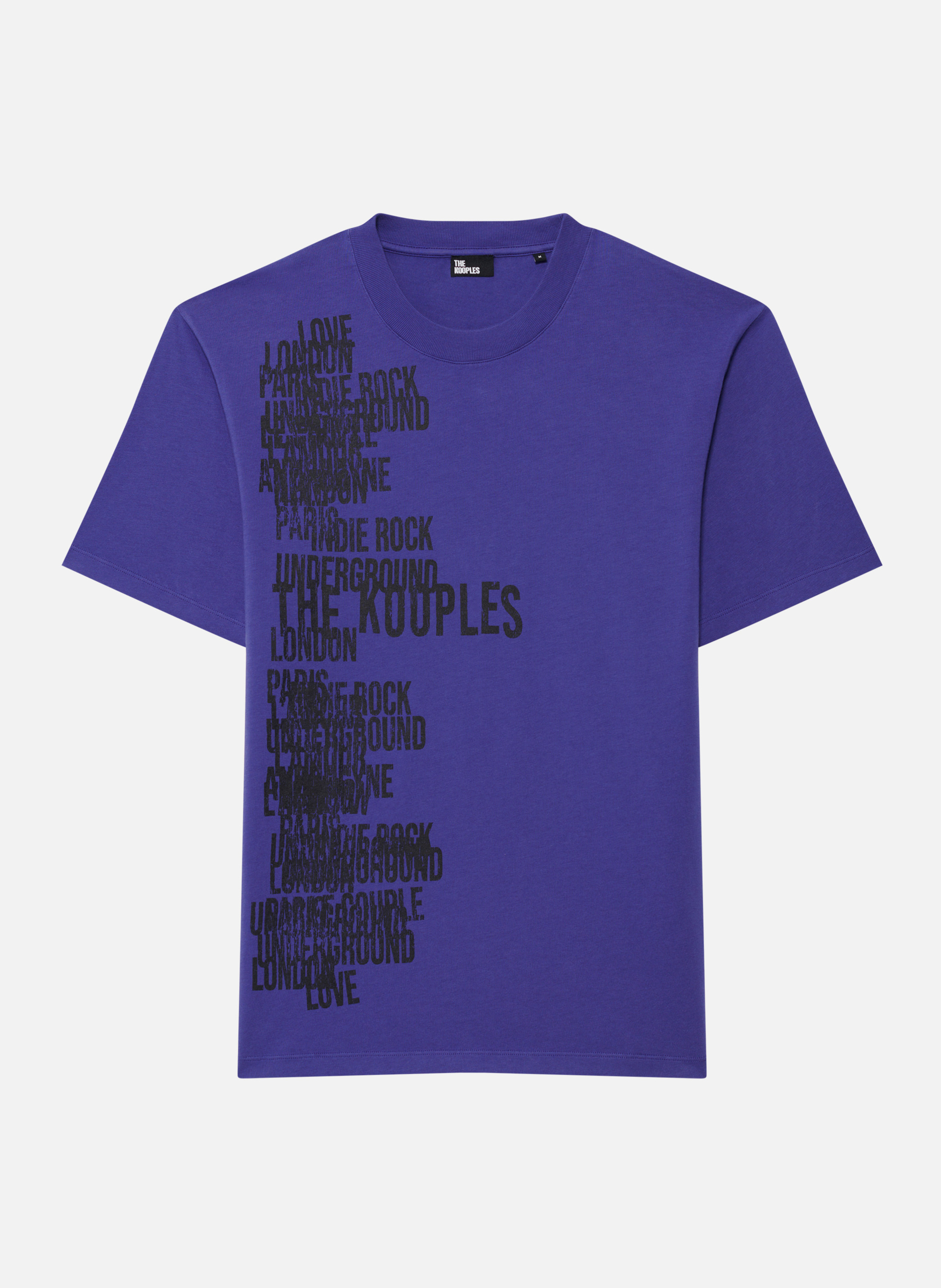 T-shirt avec sérigraphie THE KOOPLES Violet