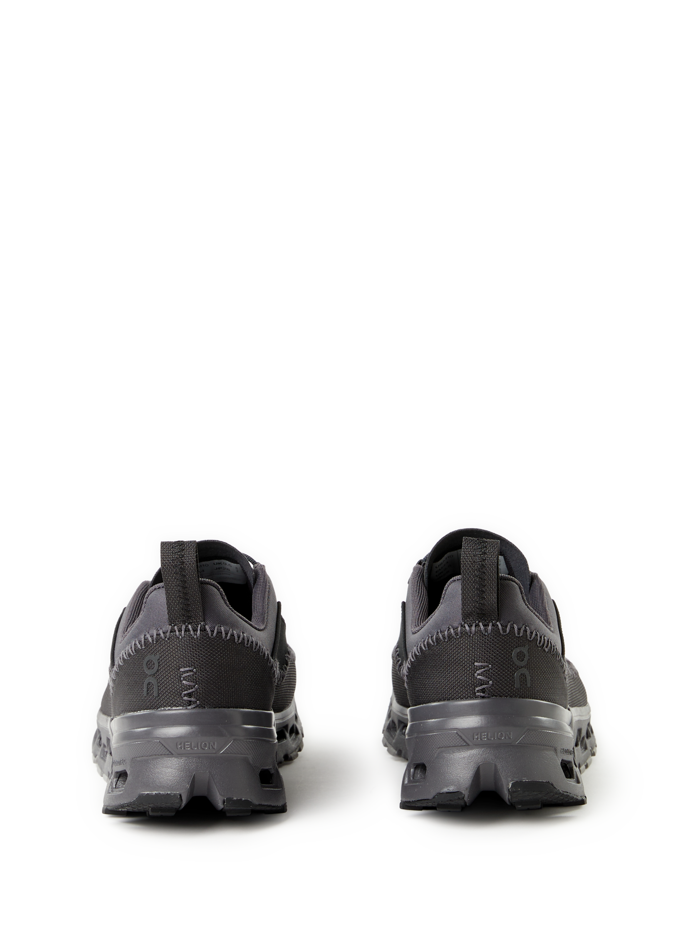 Two-material wedge sneakers ON RUNNING Black