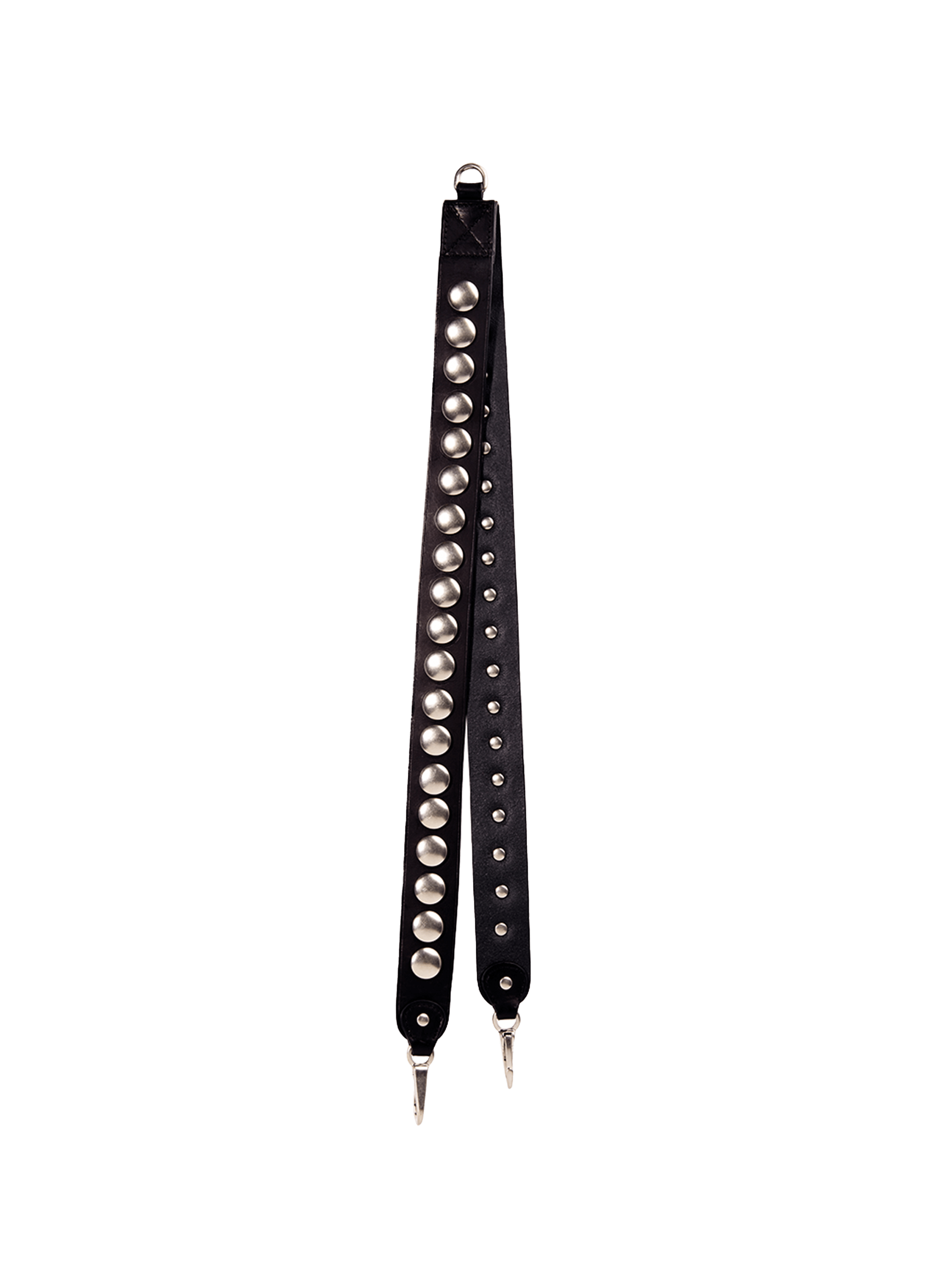 JÉRÔME DREYFUSS Festival leather shoulder strap Black