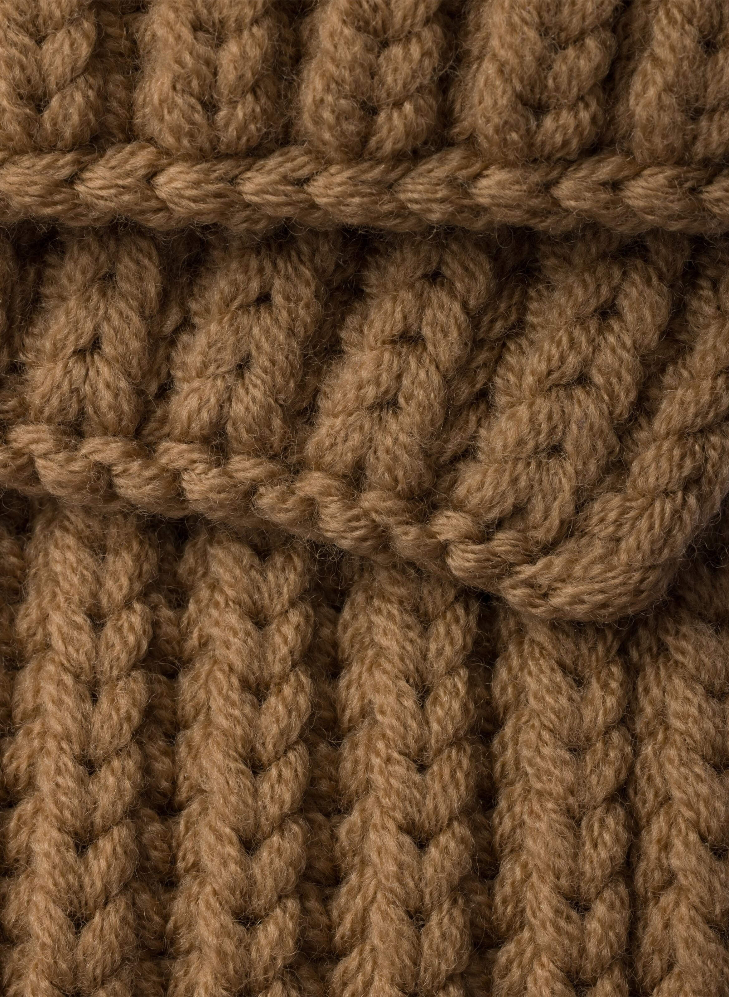 Écharpe en laine Marron