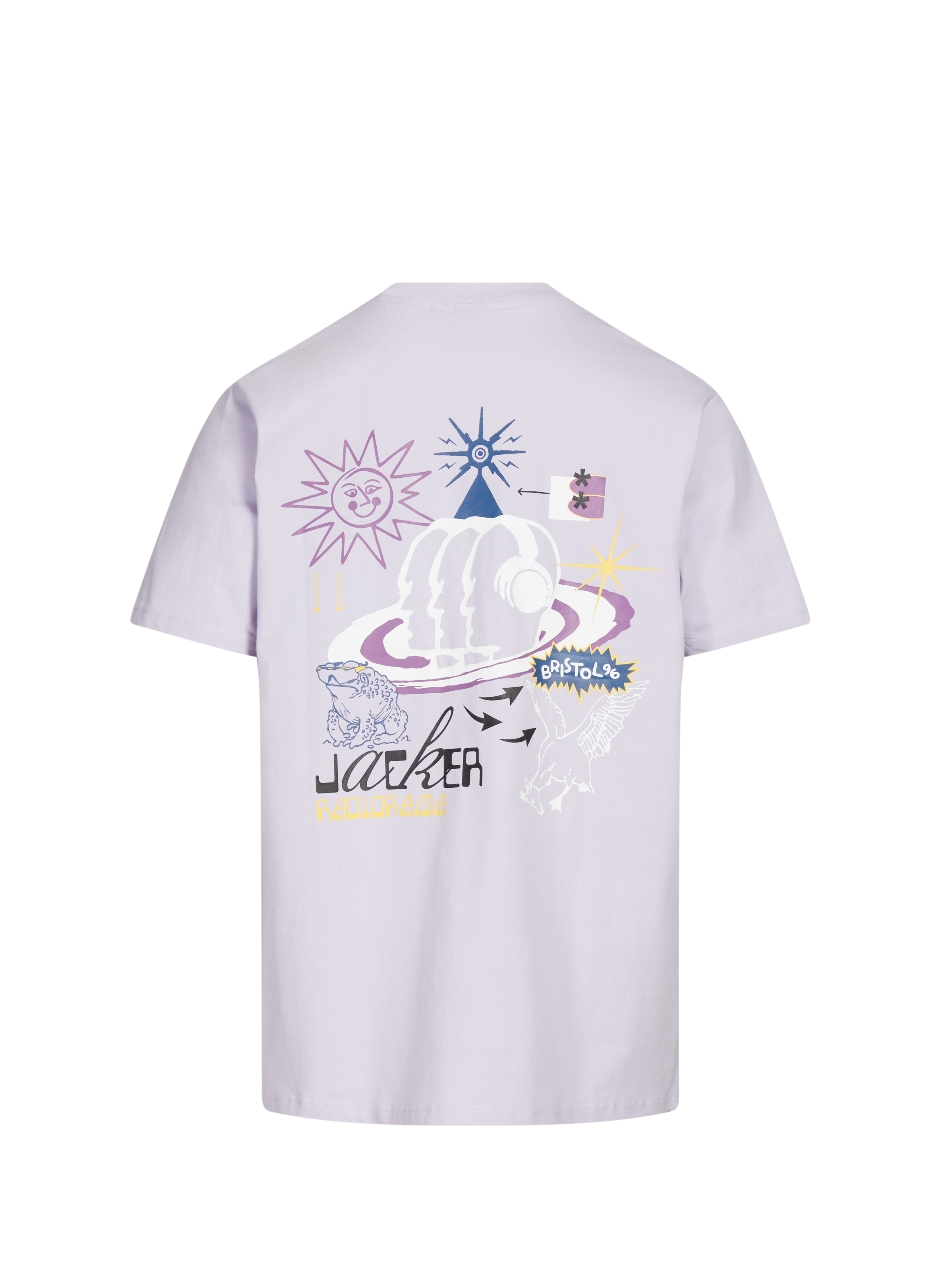 T-shirt en coton JACKER. Violet