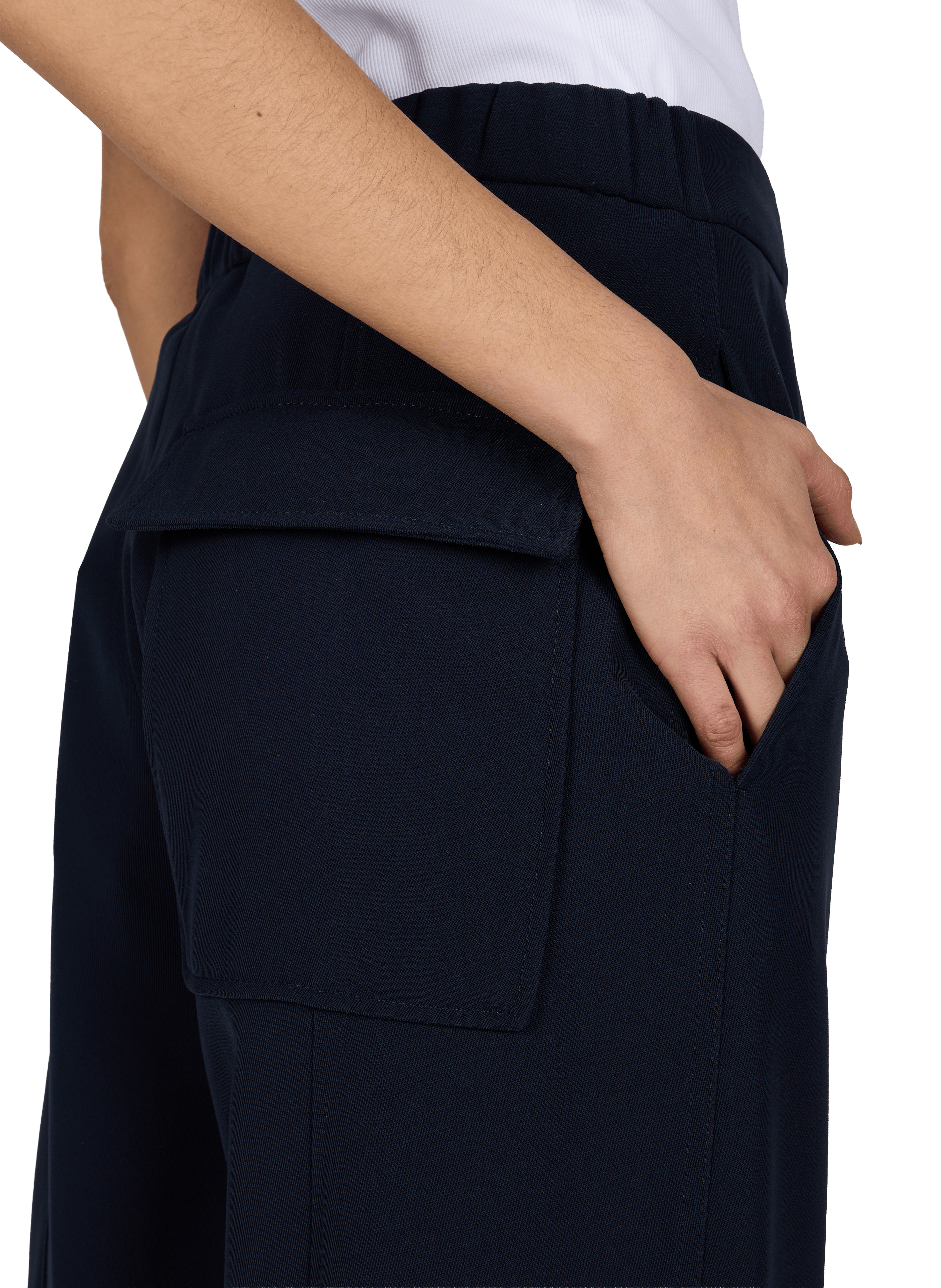 Pantalon ample uni BOSS Bleu