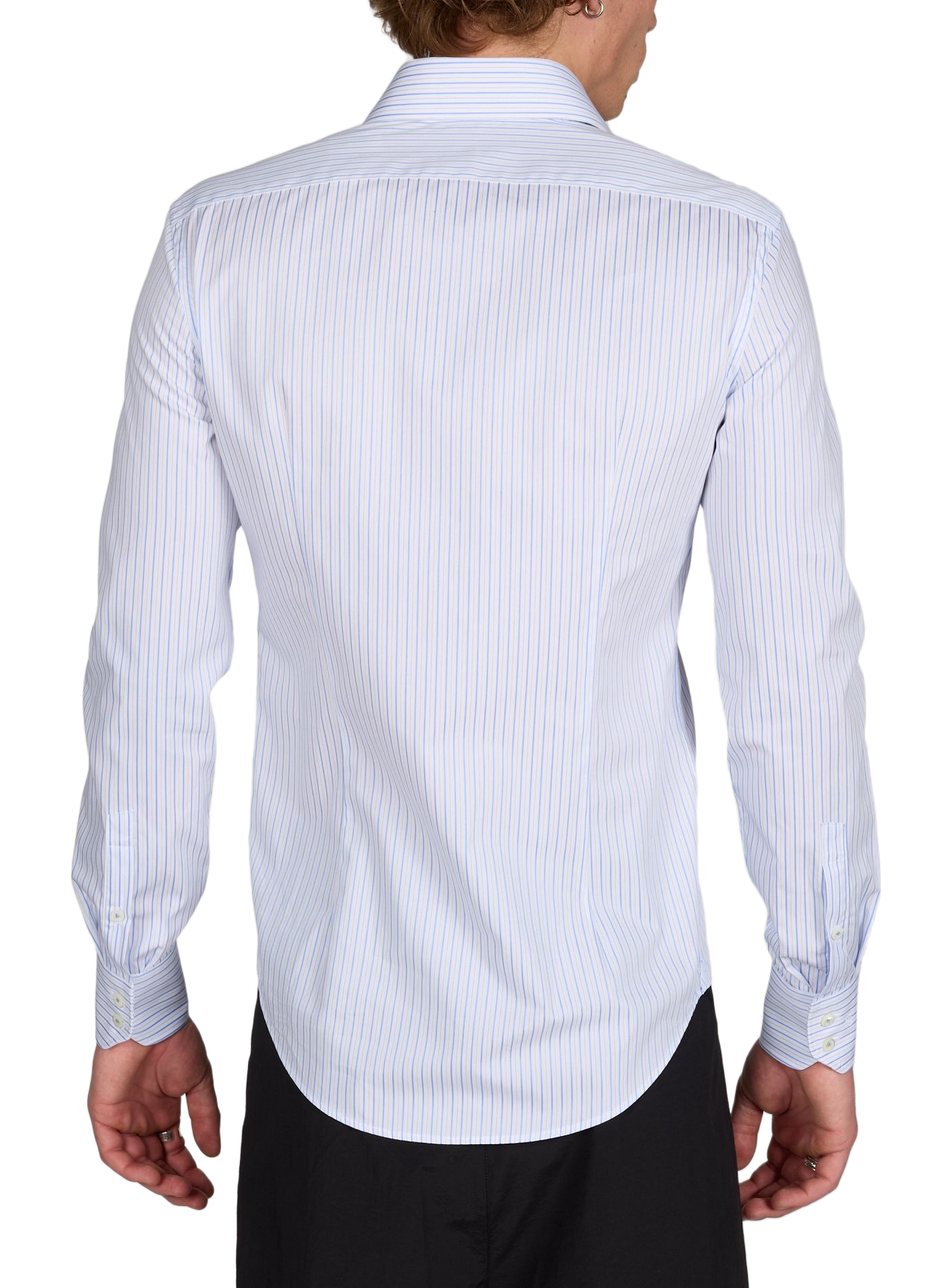 Chemise droite en coton VAN LAACK Bleu