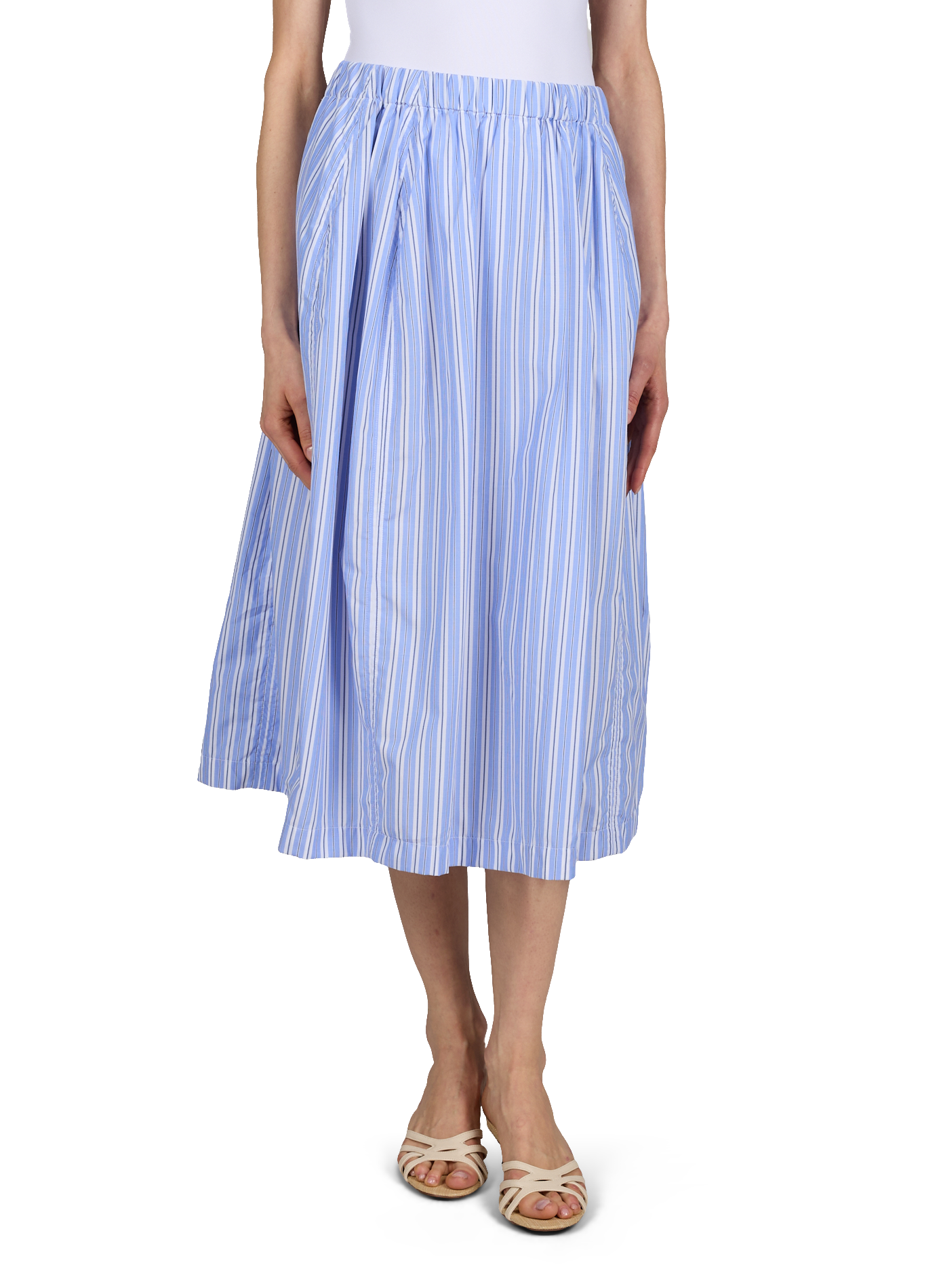 Midi Striped Cinley Skirt BELLEROSE Blue
