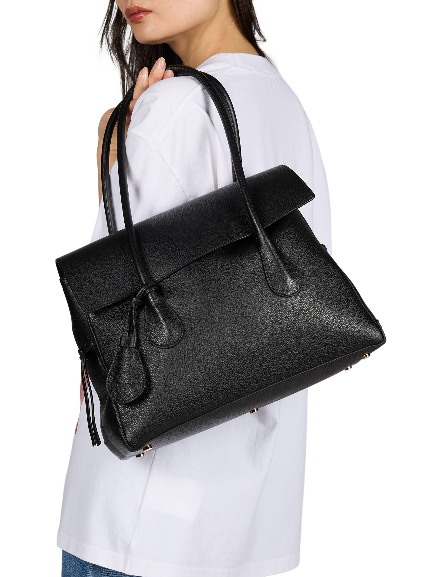 Sac Lydia en cuir FLATTERED Noir