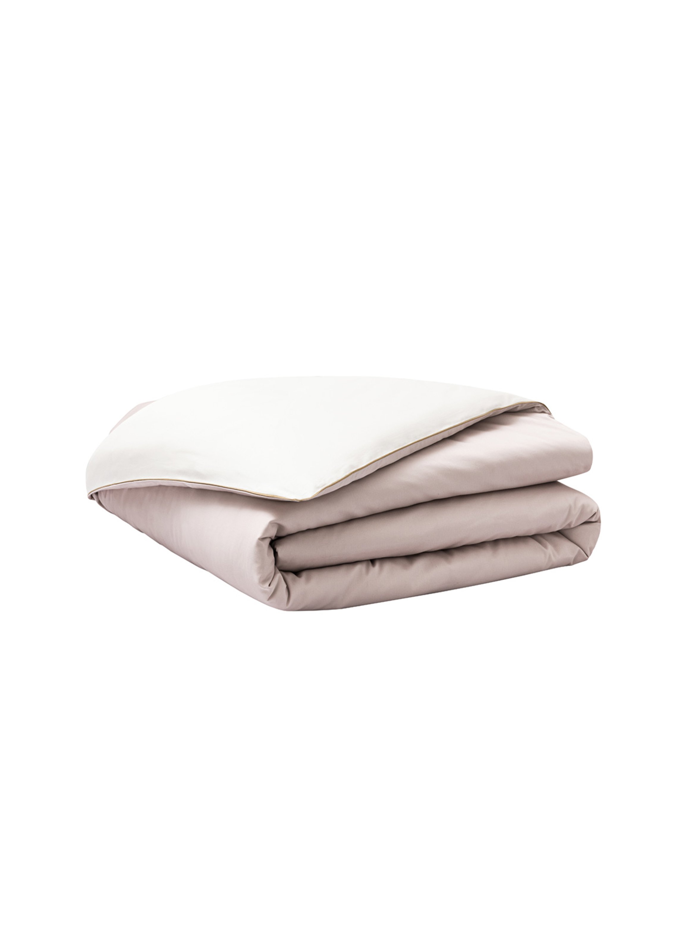 Housse de couette unie en satin de coton bio, nobel ALEXANDRE TURPAULT Rose