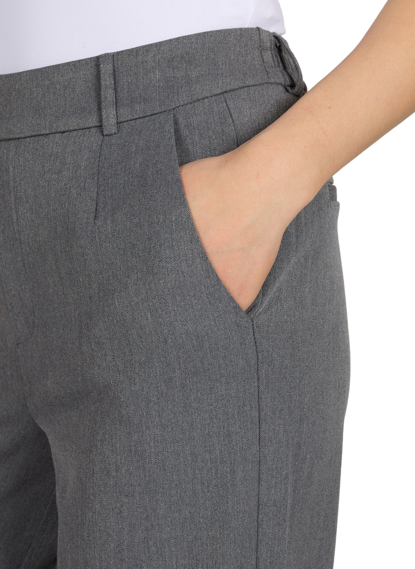 High-waisted wide-leg pants VILA Grey