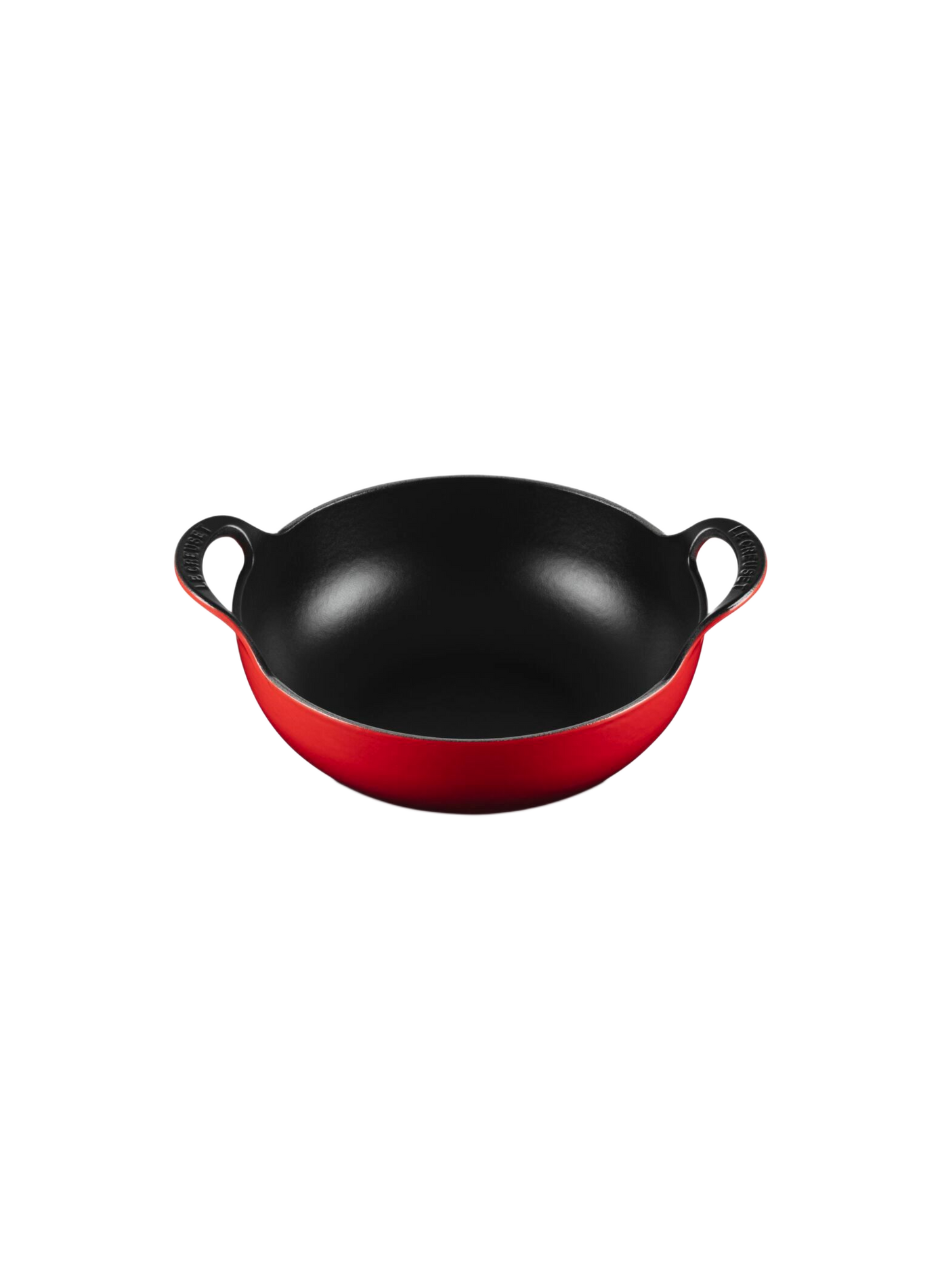 Gusseiserner emaillierter Balti-Plattenteller LE CREUSET Rot
