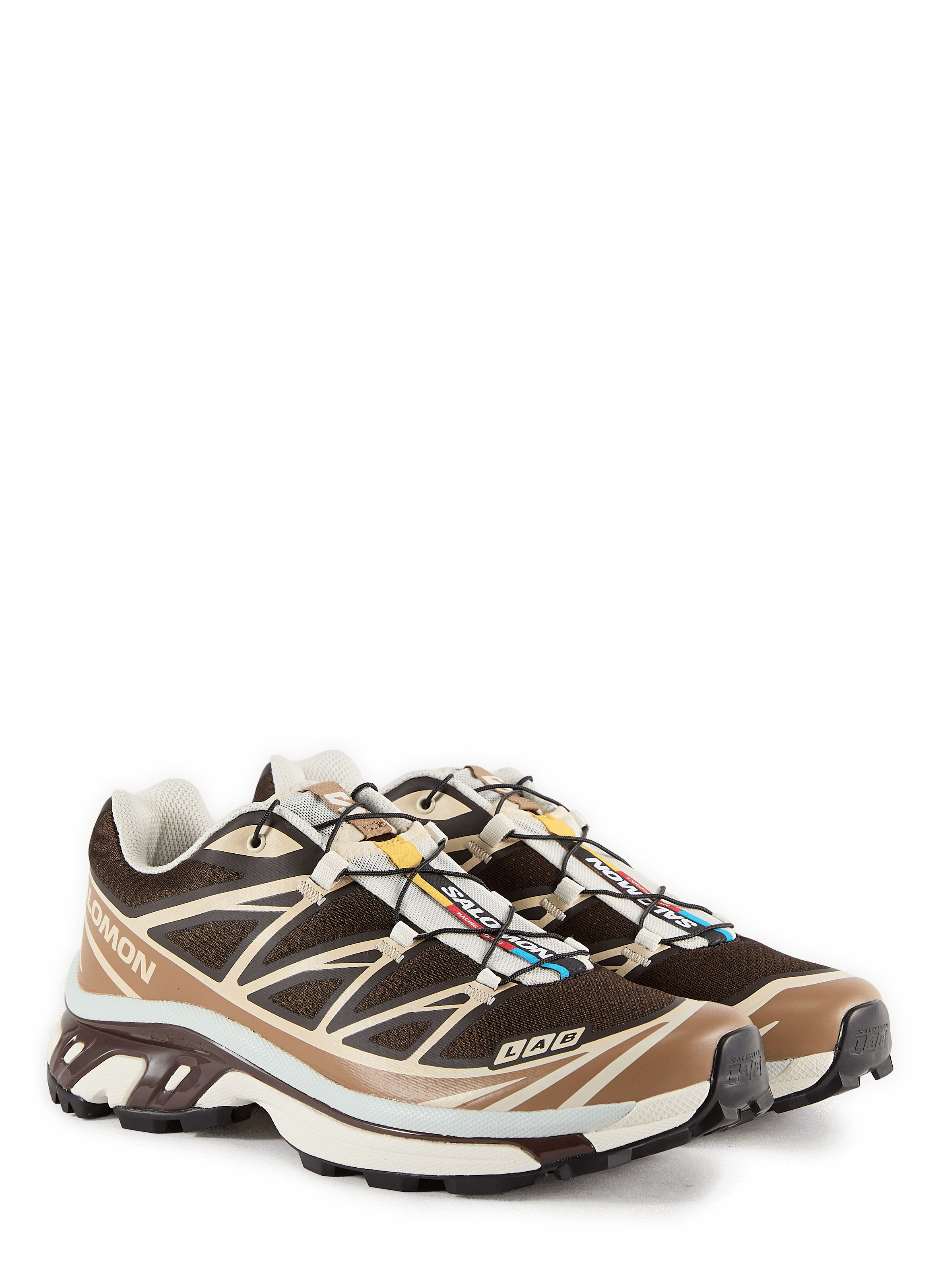 XT-6 lace-up sneakers SALOMON Brown