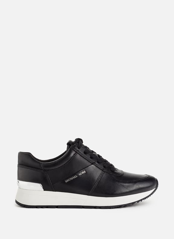 Baskets Allie Trainer en cuir Noir by MICHAEL KORS MICHAEL KORS Baskets Allie Trainer en cuir Noir