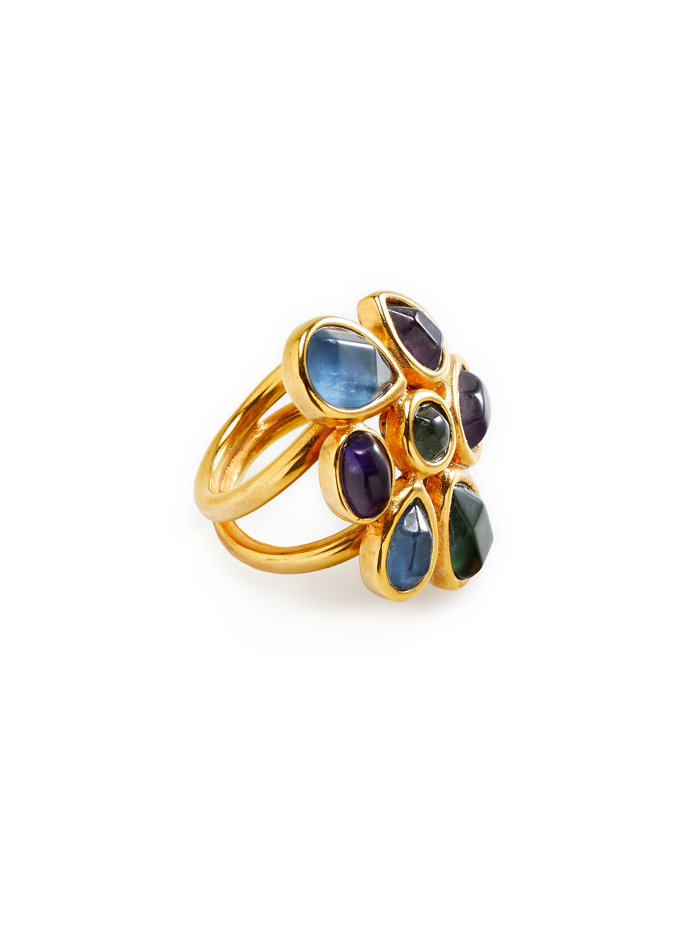 Bagues Cabochons en laiton