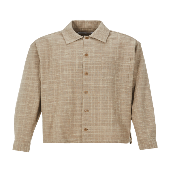 Samsoe & Samsoe Cotton-blend Shirt In Brown