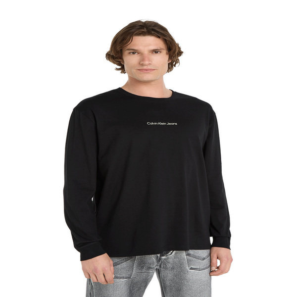 Calvin Klein Logo Sweatshirt In Black