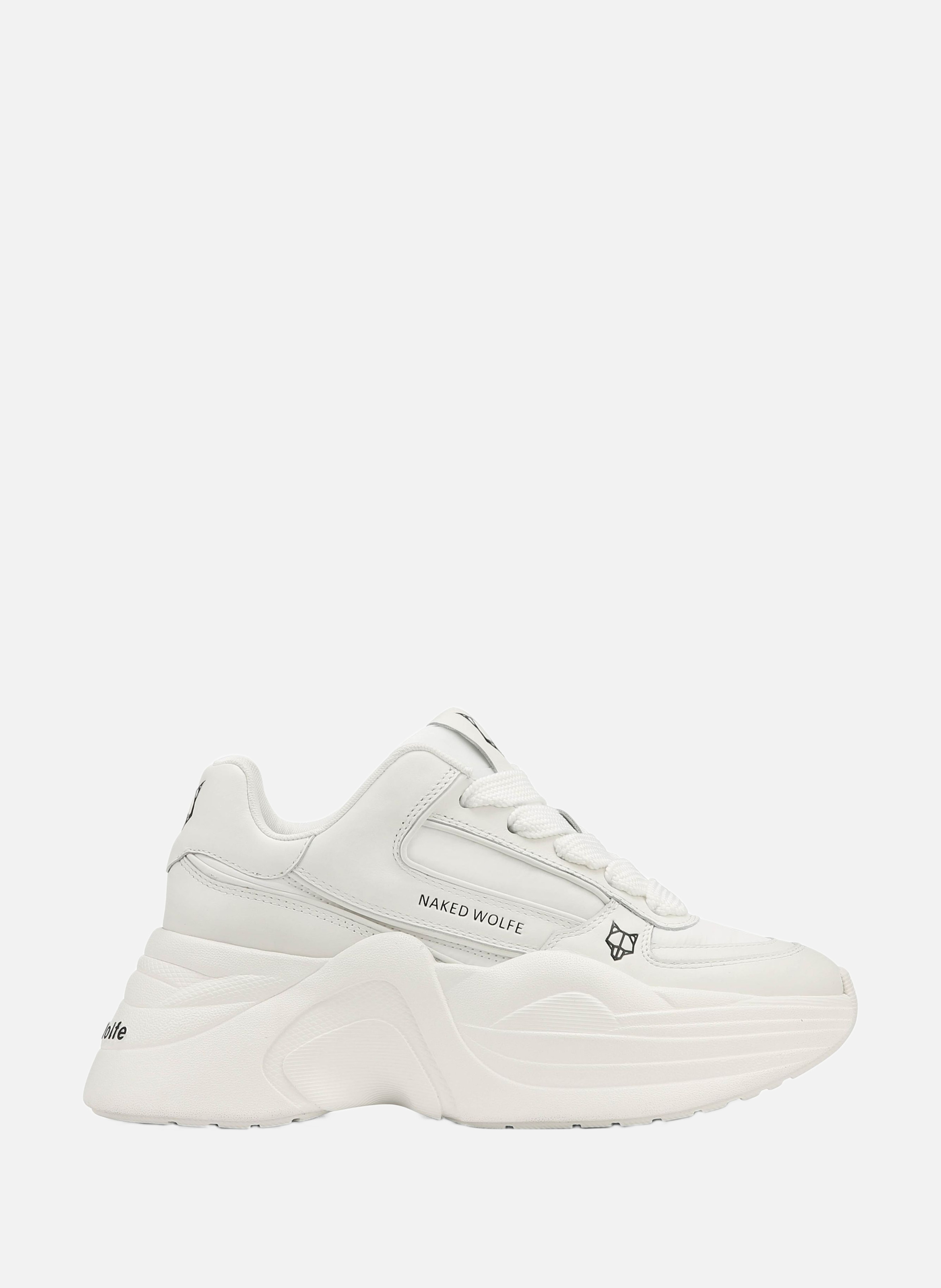 Baskets temple NAKED WOLFE Blanc
