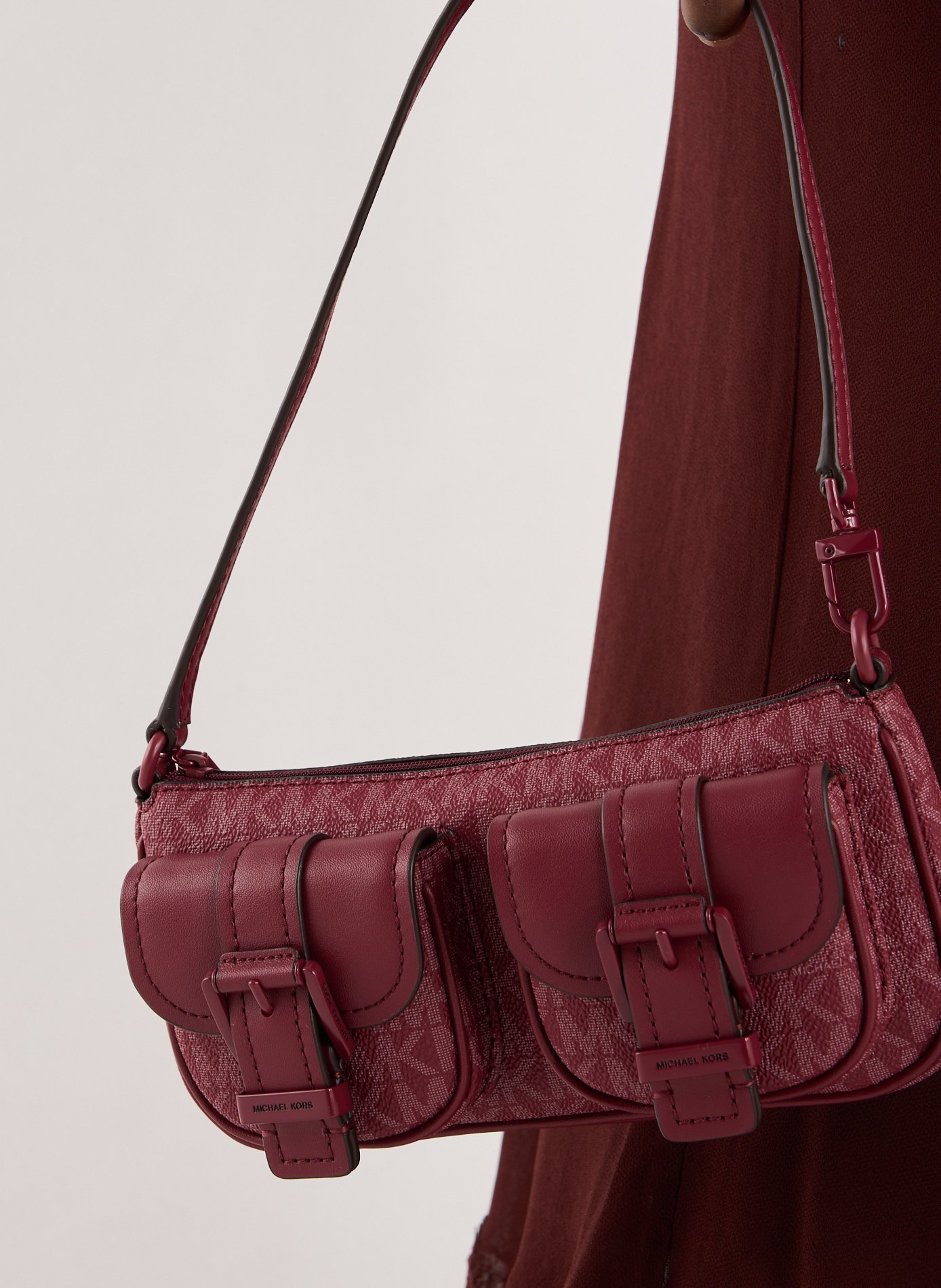 Sac à main imprimé  MICHAEL KORS Rouge