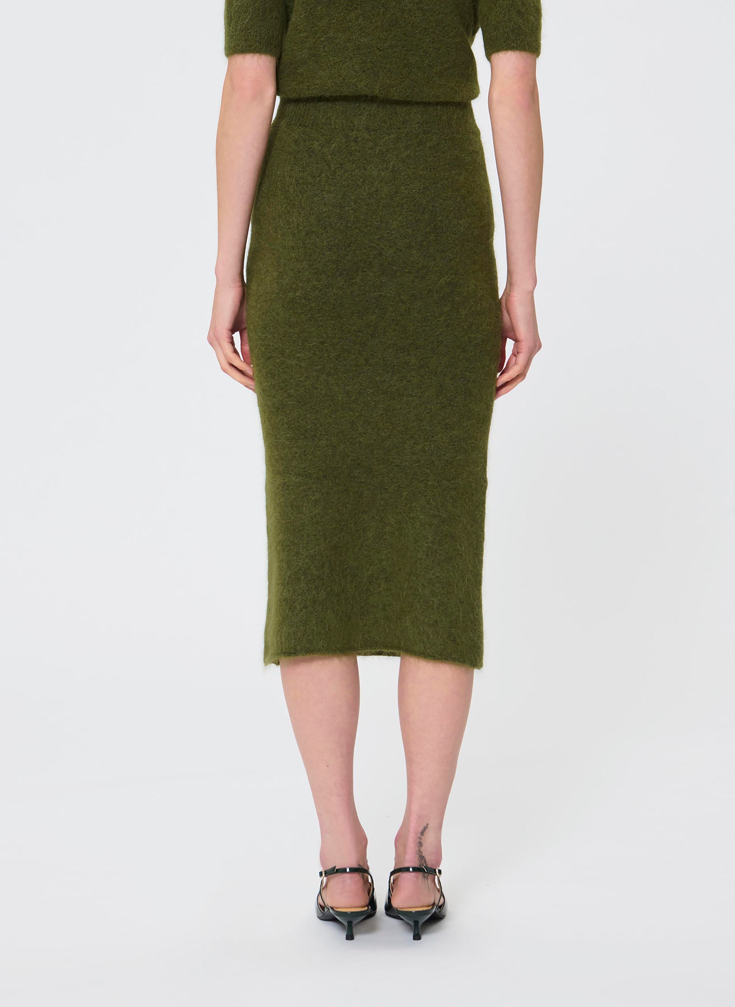 Jupe maille janna TARA JARMON Vert