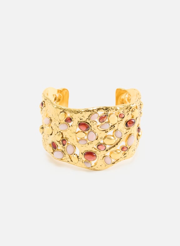 Atalide Cuff Golden by AURELIE BIDERMANN AURELIE BIDERMANN Atalide Cuff Golden