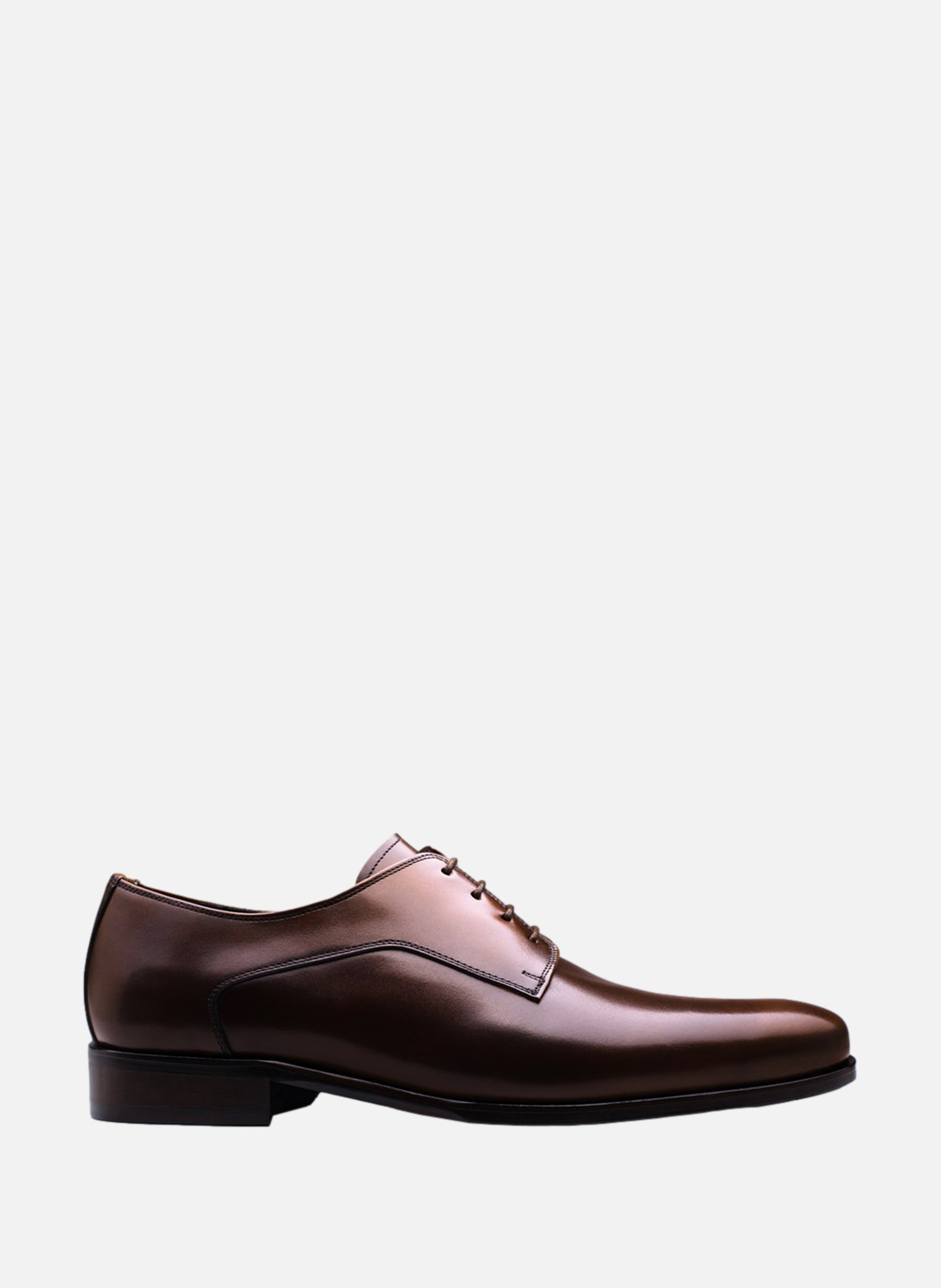 Derby cuir newark FINSBURY Marron