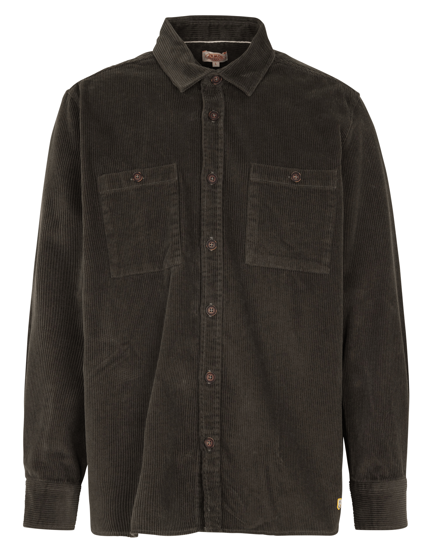 Surchemise col classique en coton ARMOR-LUX Kaki