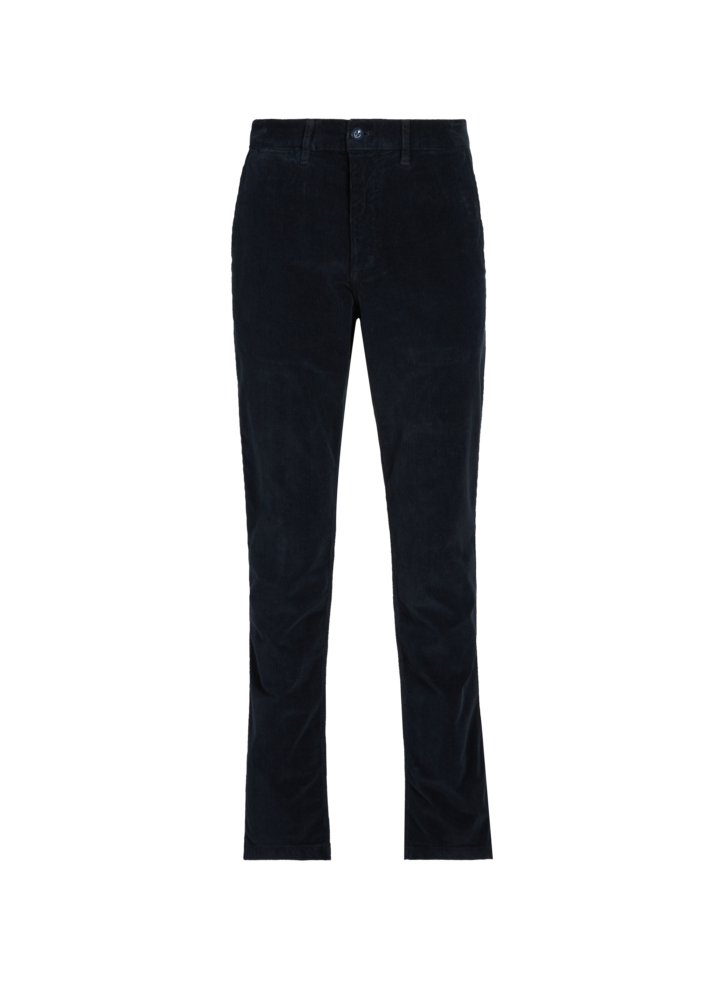 EDEN PARK Pantalon chino en velours côtelé de coton Bleu