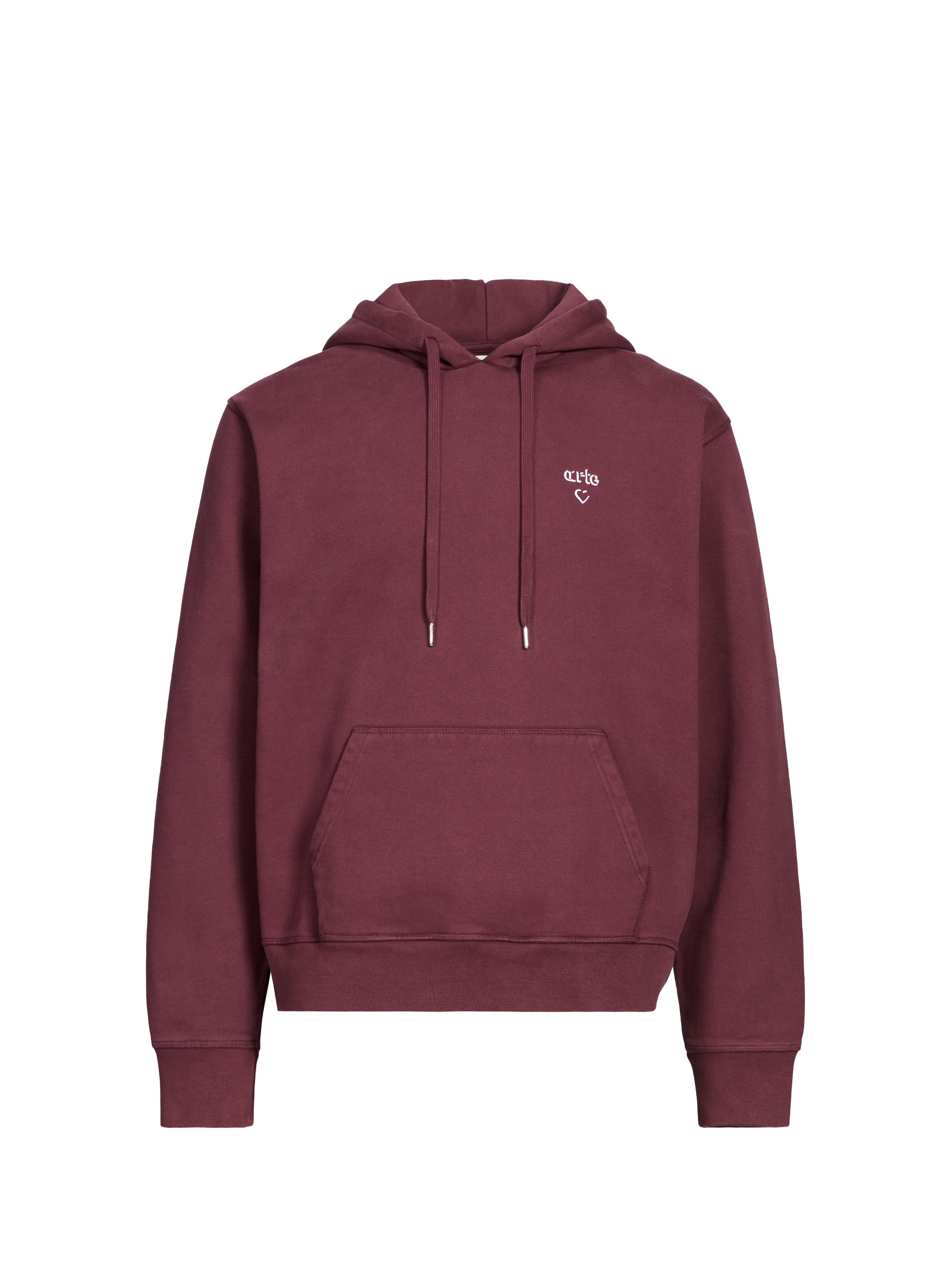 ARTE ANTWERP Oversized cotton hoodie Red