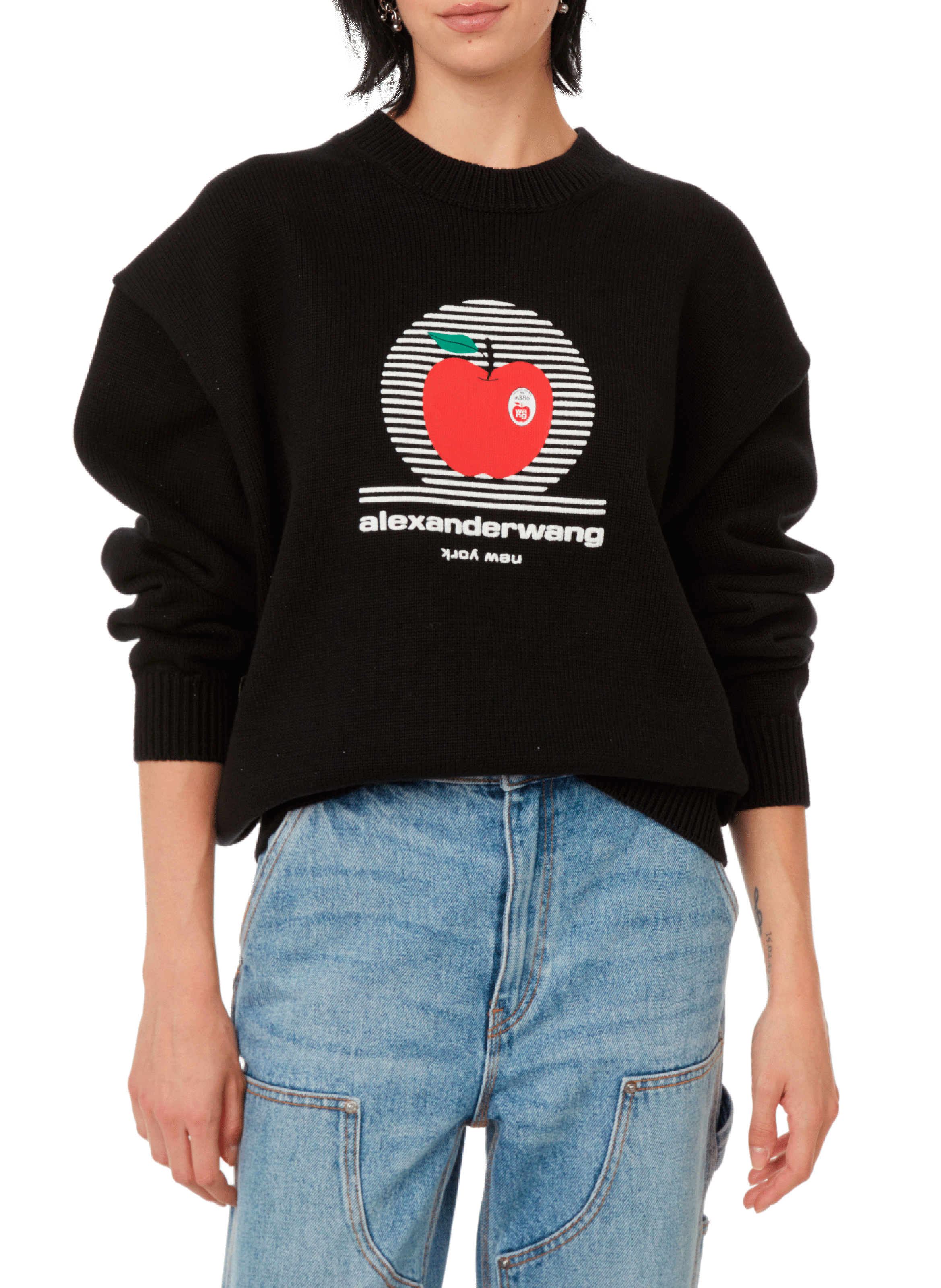 ALEXANDER WANG Logo jumper  Black