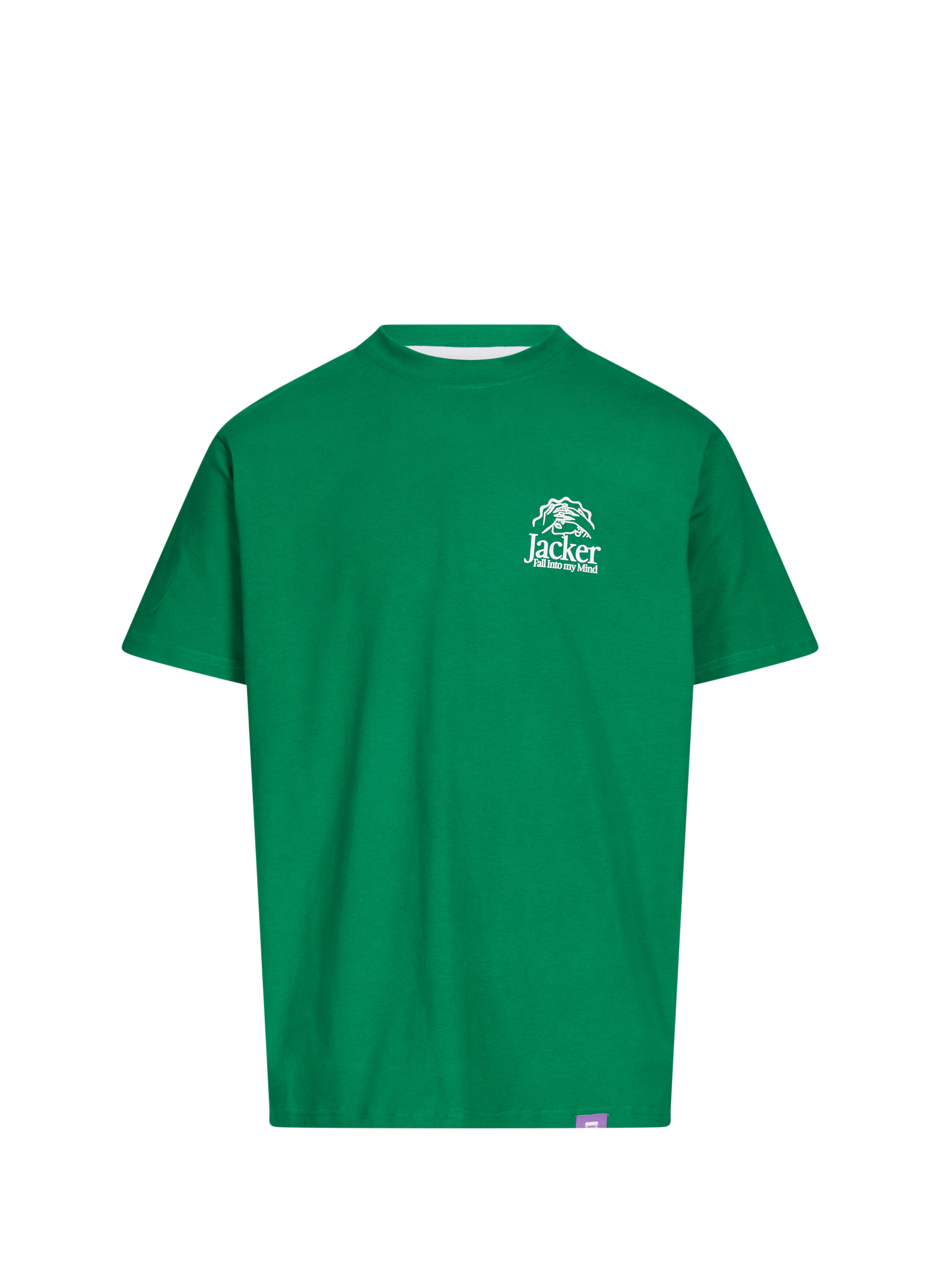 JACKER. T-shirt en coton Vert