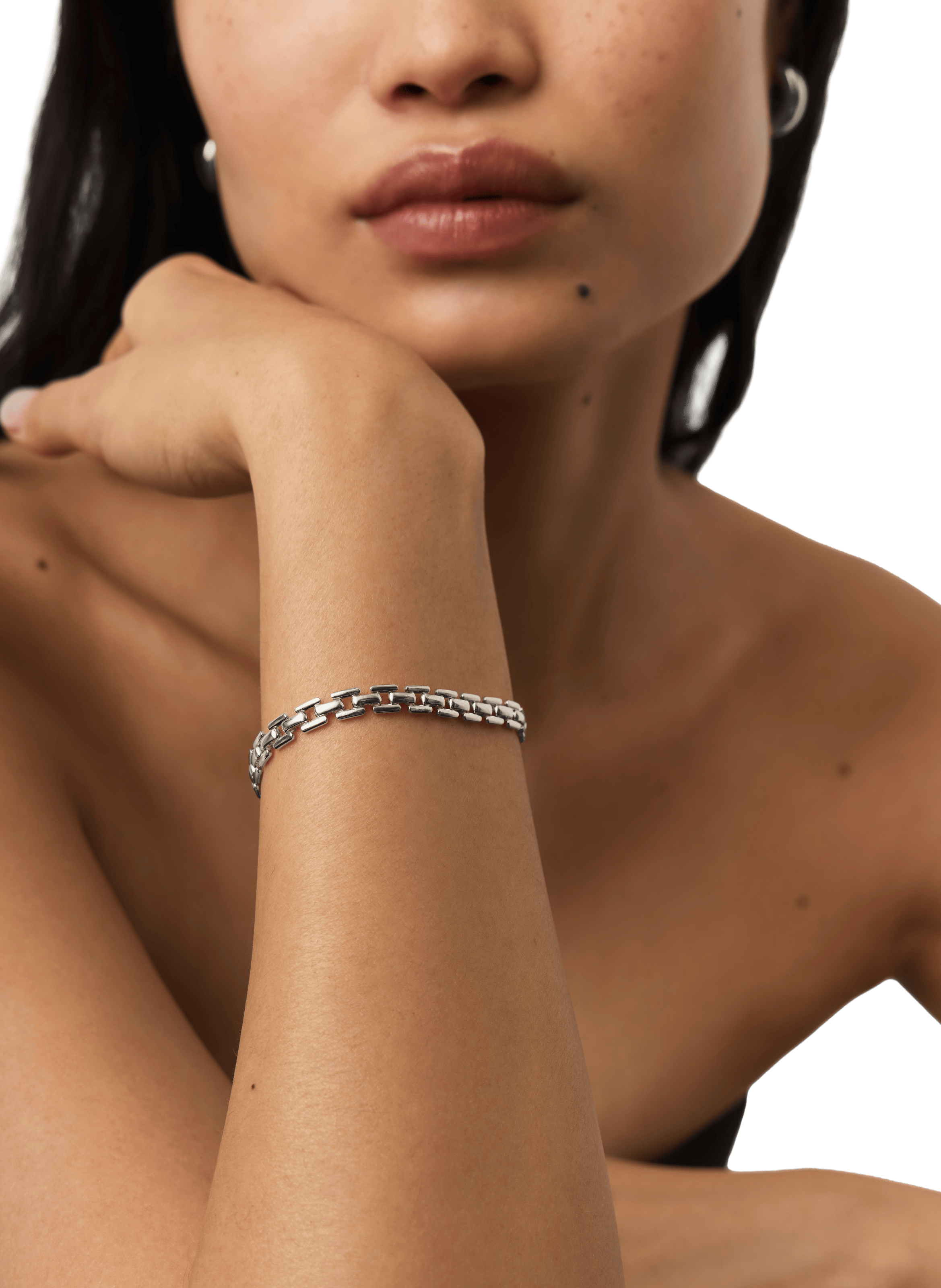 Brass bracelet MISSOMA Silver