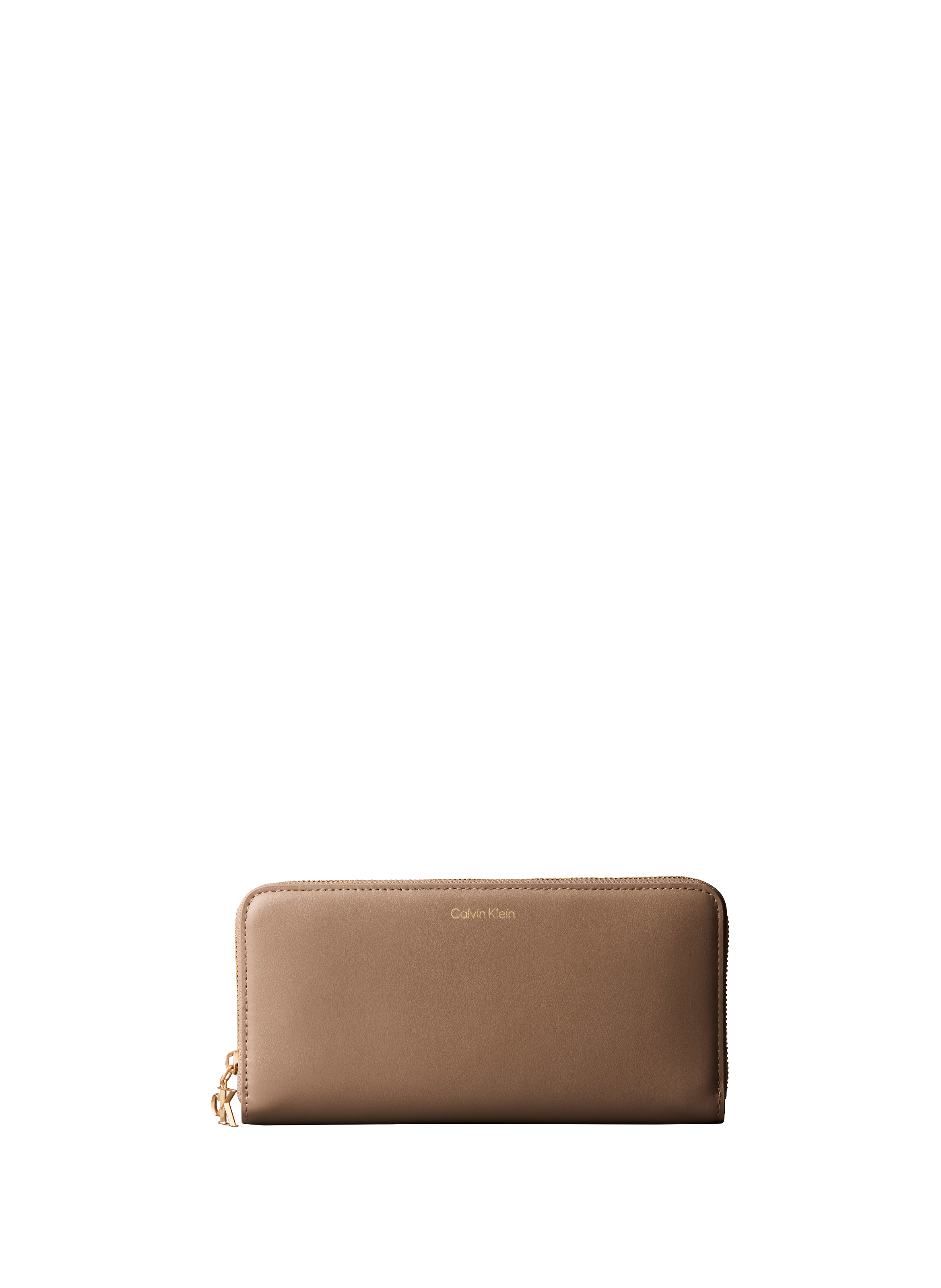  Leather wallet CALVIN KLEIN Beige
