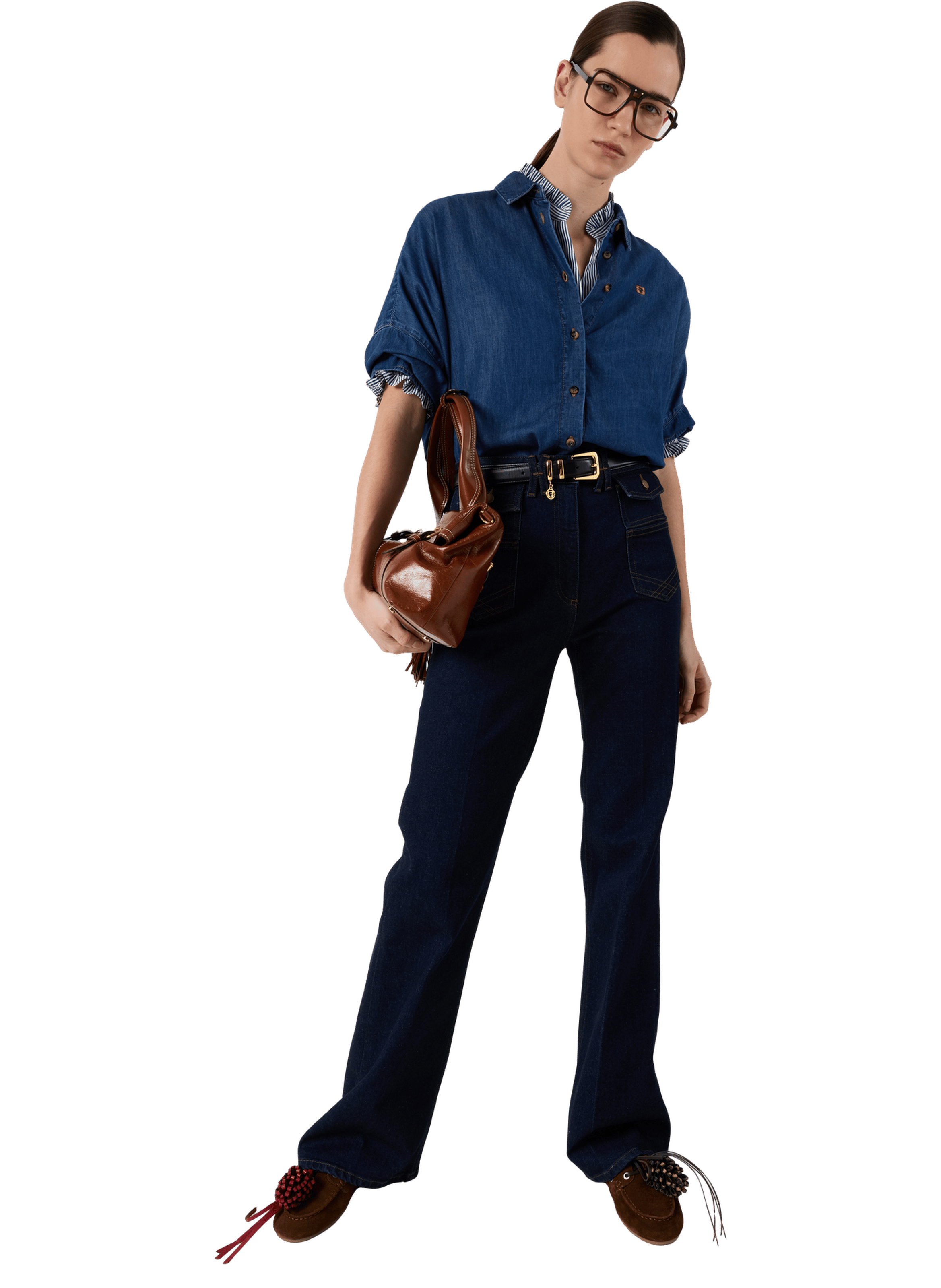 Chemise oversize en denim fluide - cess GERARD DAREL Bleu