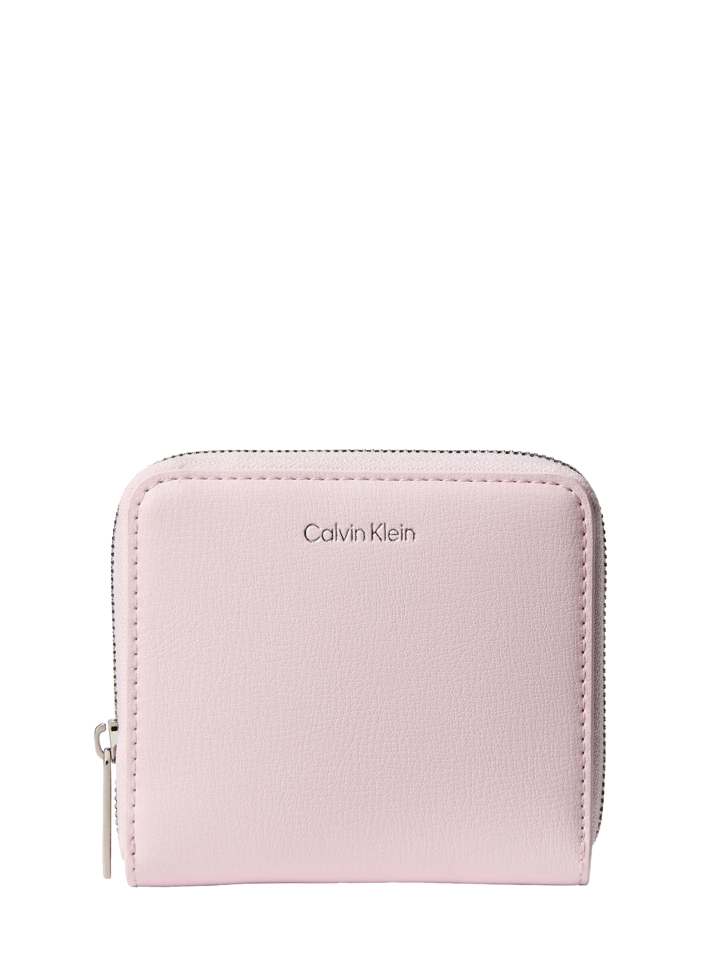 Petit portefeuille zippé CALVIN KLEIN Rose
